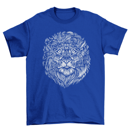 Hipster lion t-shirt - QIVERA VERAHipster lion t-shirtQIVERA VERAéco - responsable