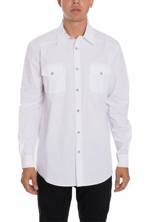 Weiv Long Sleeve Shirts White - QIVERA VERAWeiv Long Sleeve Shirts WhiteQIVERA VERAéco - responsable