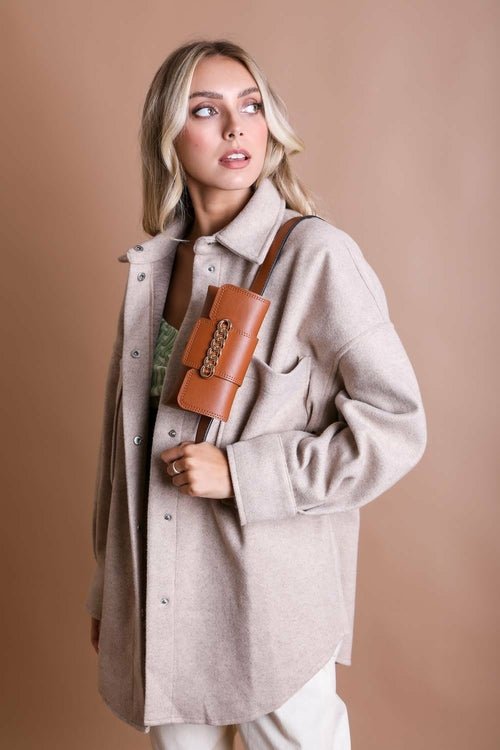 Wide Clutch Chain Belt Bag - QIVERA VERAWide Clutch Chain Belt BagQIVERA VERAéco - responsable