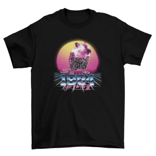 Cool Rat Chinese retro wave quote "1984 year of the rat" zodiac - QIVERA VERACool Rat Chinese retro wave quote "1984 year of the rat" zodiacQIVERA VERAéco - responsable