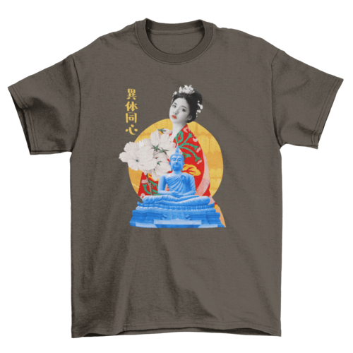 Japanese collage girl t-shirt - QIVERA VERAJapanese collage girl t-shirtQIVERA VERAéco - responsable