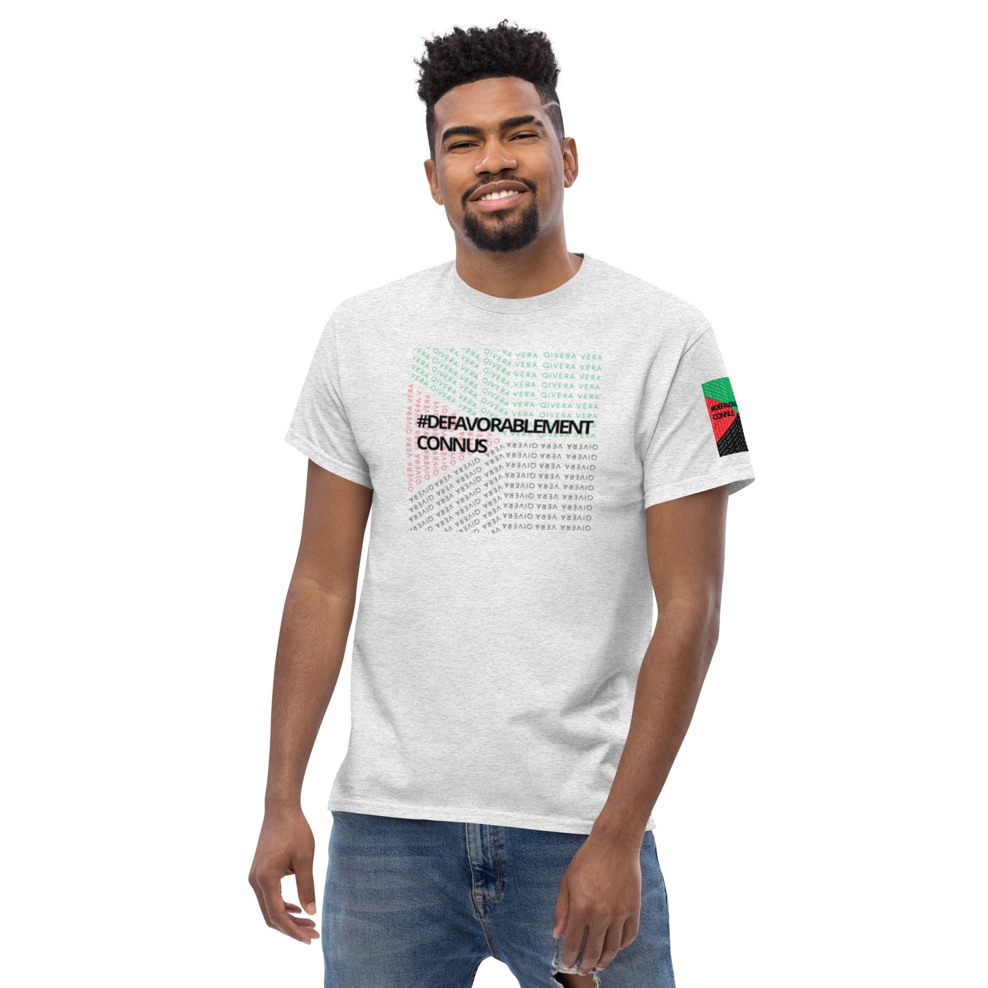 QIVERA VERA - Défavorablement Connus. T-shirt classique homme - QIVERA VERAQIVERA VERA - Défavorablement Connus. T-shirt classique hommeQIVERA VERAéco - responsable