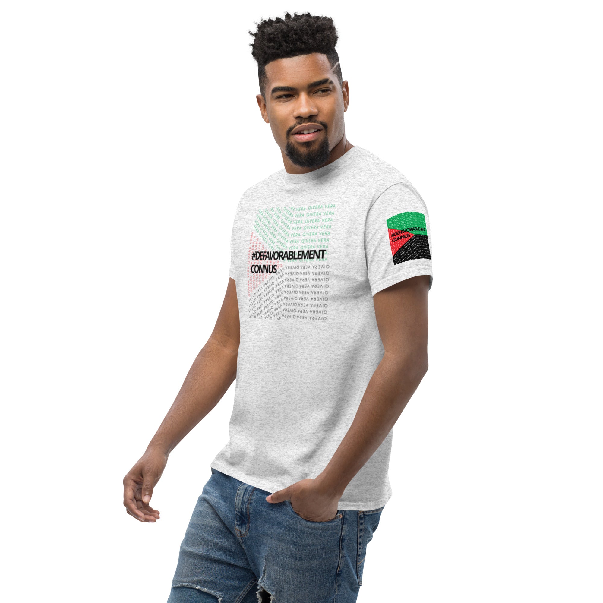 QIVERA VERA - Défavorablement Connus. T-shirt classique homme - QIVERA VERAQIVERA VERA - Défavorablement Connus. T-shirt classique hommeQIVERA VERAéco - responsable