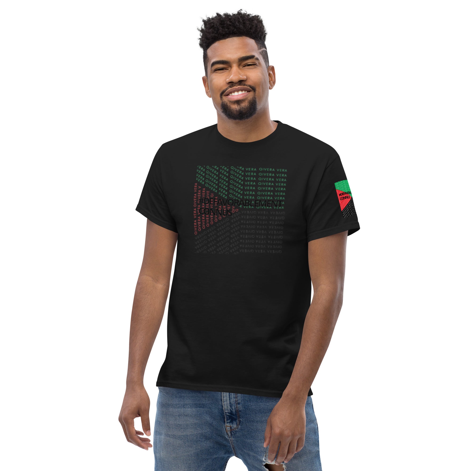 QIVERA VERA - Défavorablement Connus. T-shirt classique homme - QIVERA VERAQIVERA VERA - Défavorablement Connus. T-shirt classique hommeQIVERA VERAéco - responsable