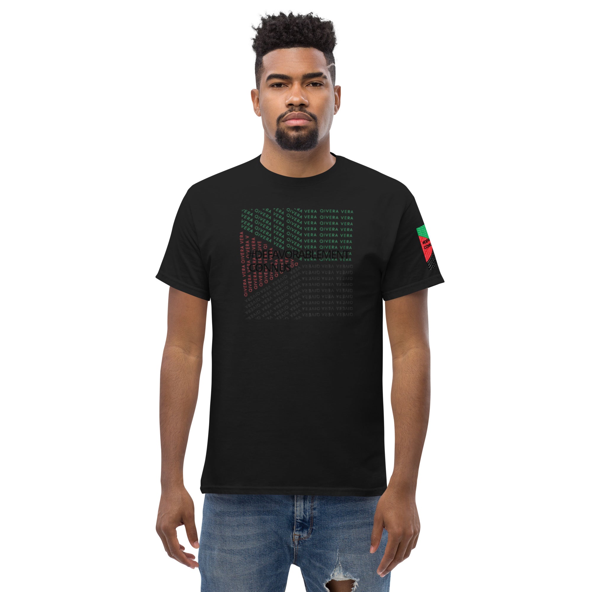 QIVERA VERA - Défavorablement Connus. T-shirt classique homme - QIVERA VERAQIVERA VERA - Défavorablement Connus. T-shirt classique hommeQIVERA VERAéco - responsable