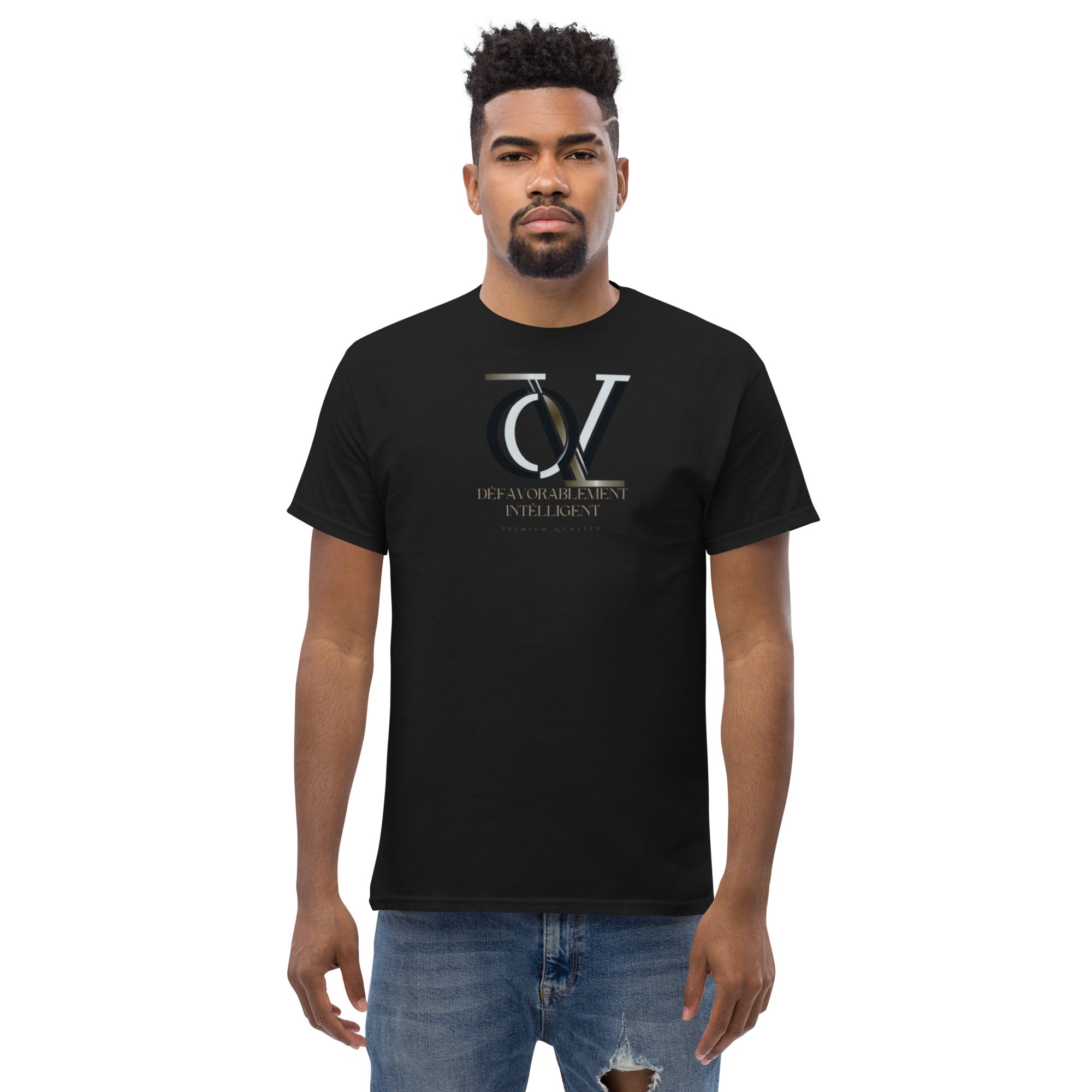 QIVERA VERA - DéfavorablementIntélligent _T-shirt classique homme - QIVERA VERAQIVERA VERA - DéfavorablementIntélligent _T-shirt classique hommeQIVERA VERAéco - responsable
