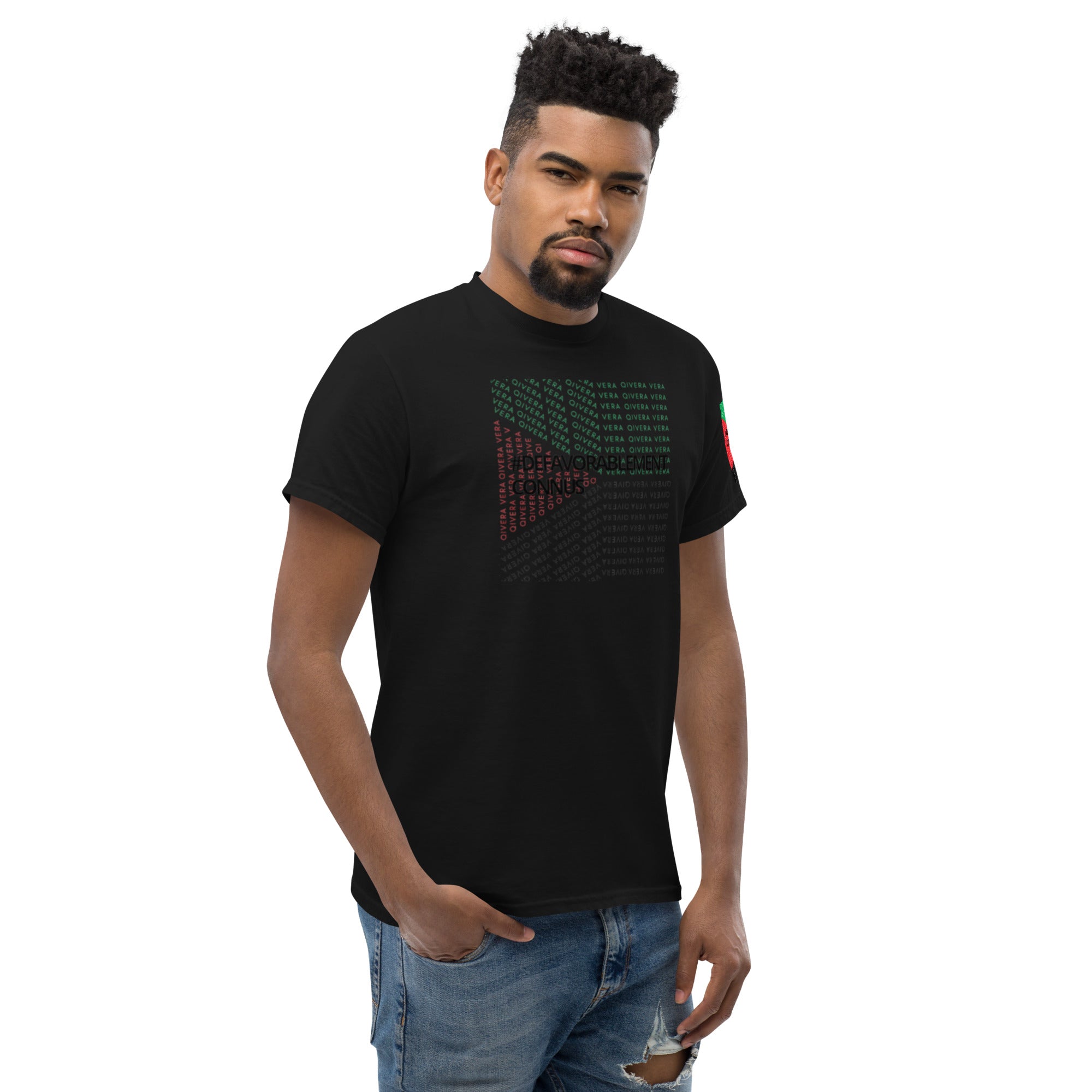 QIVERA VERA - Défavorablement Connus. T-shirt classique homme - QIVERA VERAQIVERA VERA - Défavorablement Connus. T-shirt classique hommeQIVERA VERAéco - responsable