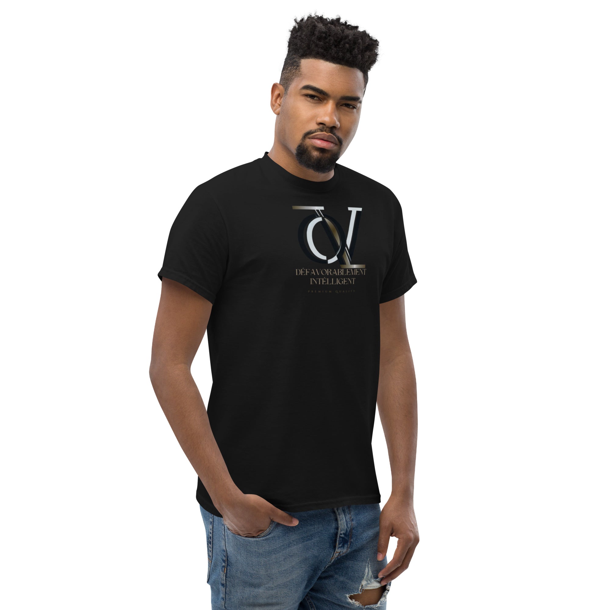 QIVERA VERA - DéfavorablementIntélligent _T-shirt classique homme - QIVERA VERAQIVERA VERA - DéfavorablementIntélligent _T-shirt classique hommeQIVERA VERAéco - responsable