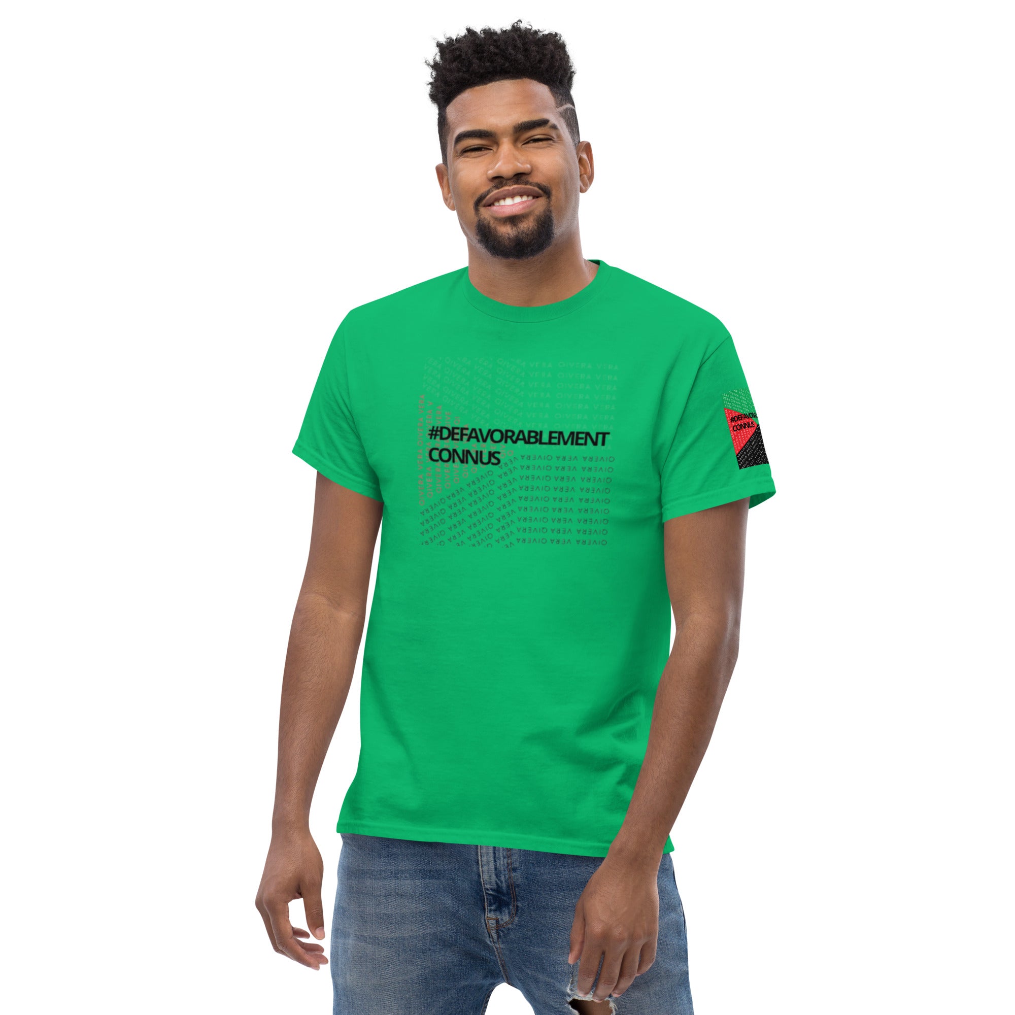 QIVERA VERA - Défavorablement Connus. T-shirt classique homme - QIVERA VERAQIVERA VERA - Défavorablement Connus. T-shirt classique hommeQIVERA VERAéco - responsable