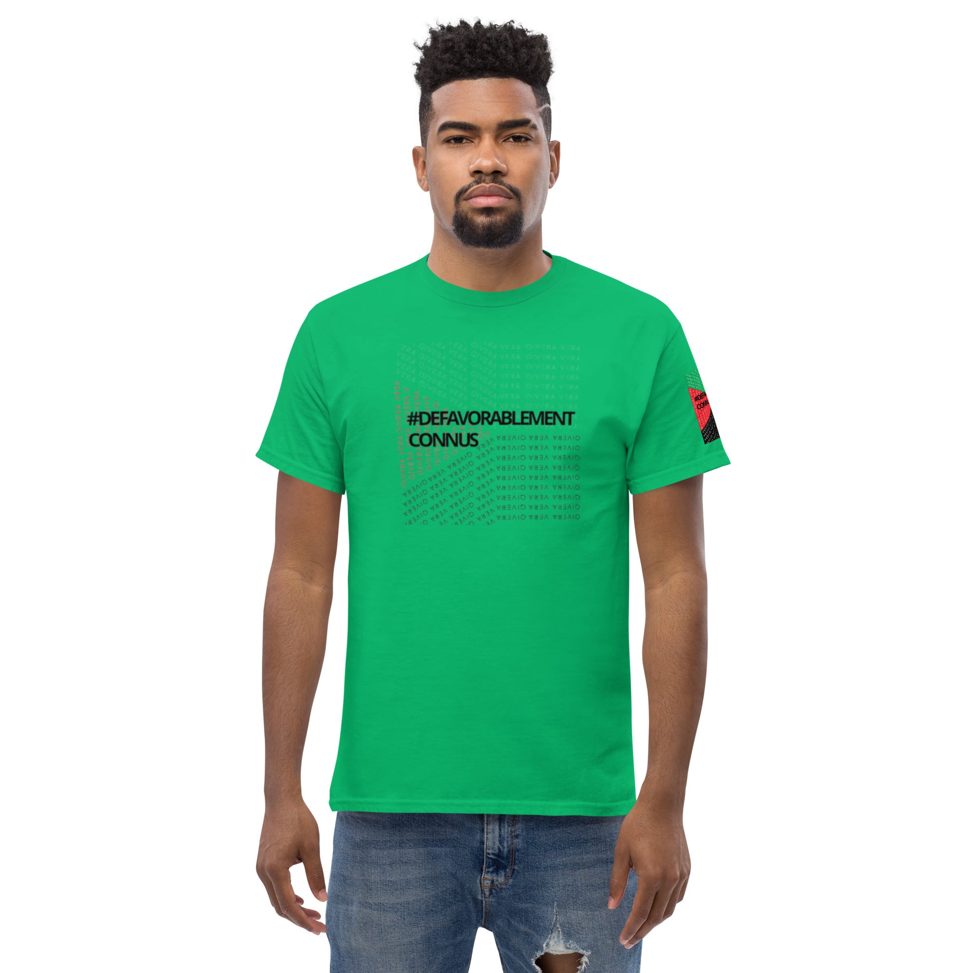 QIVERA VERA - Défavorablement Connus. T-shirt classique homme - QIVERA VERAQIVERA VERA - Défavorablement Connus. T-shirt classique hommeQIVERA VERAéco - responsable