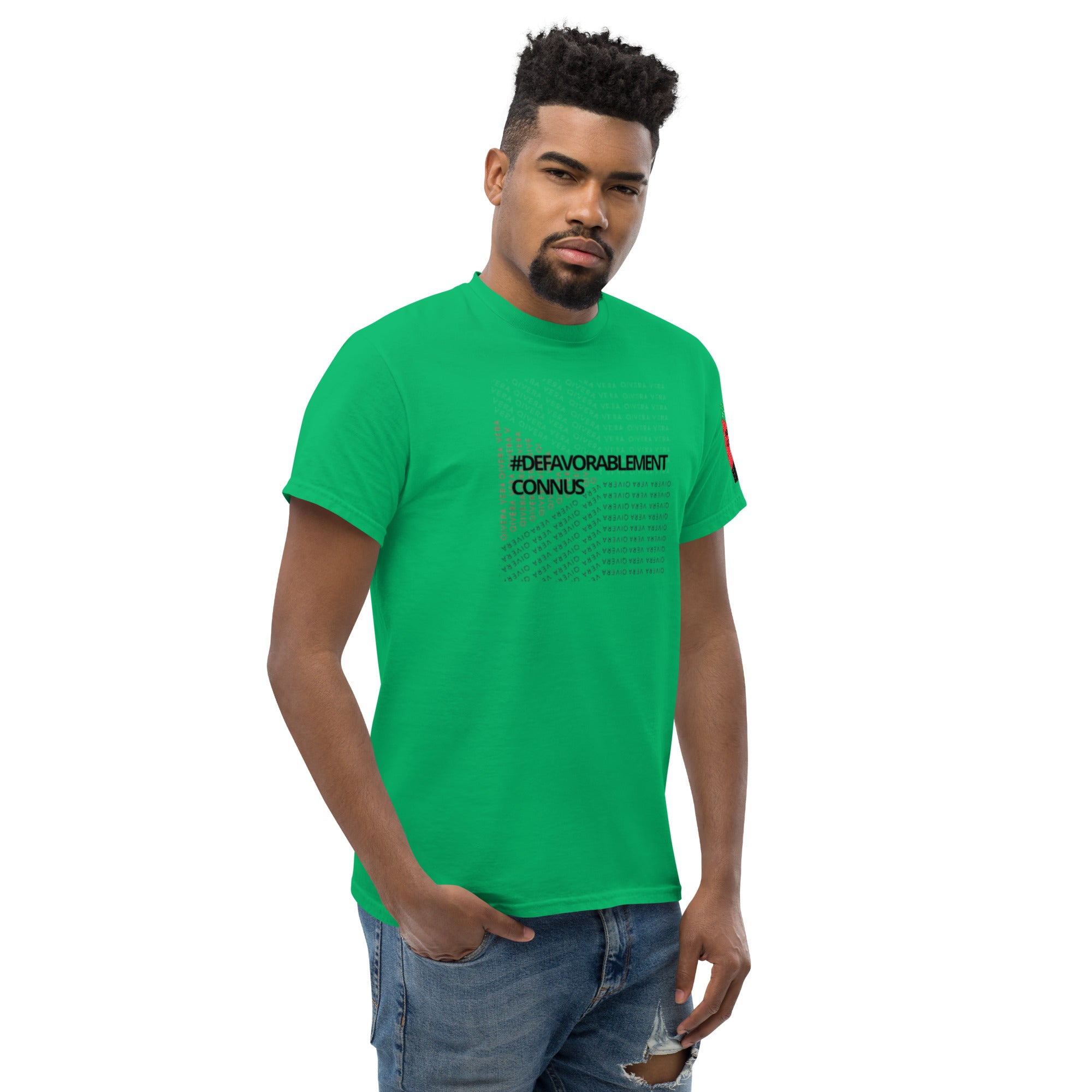 QIVERA VERA - Défavorablement Connus. T-shirt classique homme - QIVERA VERAQIVERA VERA - Défavorablement Connus. T-shirt classique hommeQIVERA VERAéco - responsable