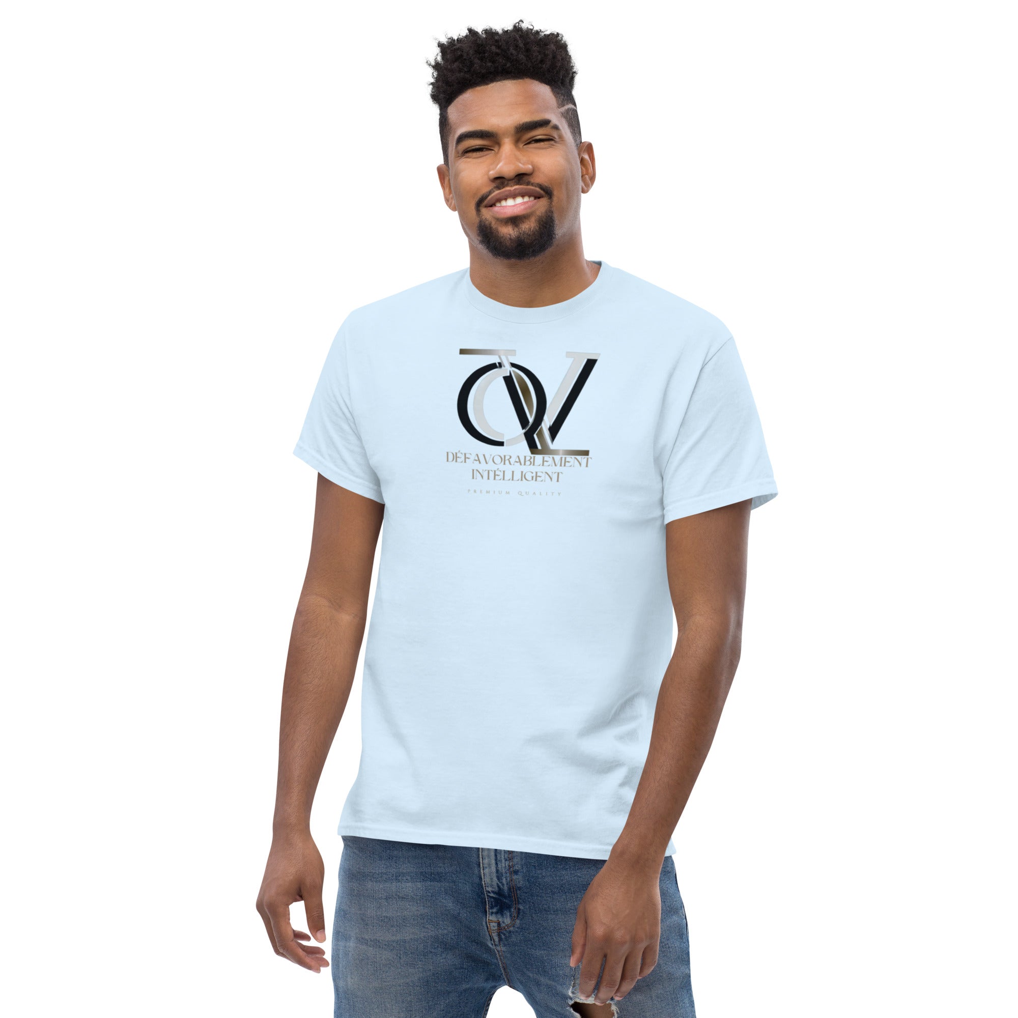 QIVERA VERA - DéfavorablementIntélligent _T-shirt classique homme - QIVERA VERAQIVERA VERA - DéfavorablementIntélligent _T-shirt classique hommeQIVERA VERAéco - responsable