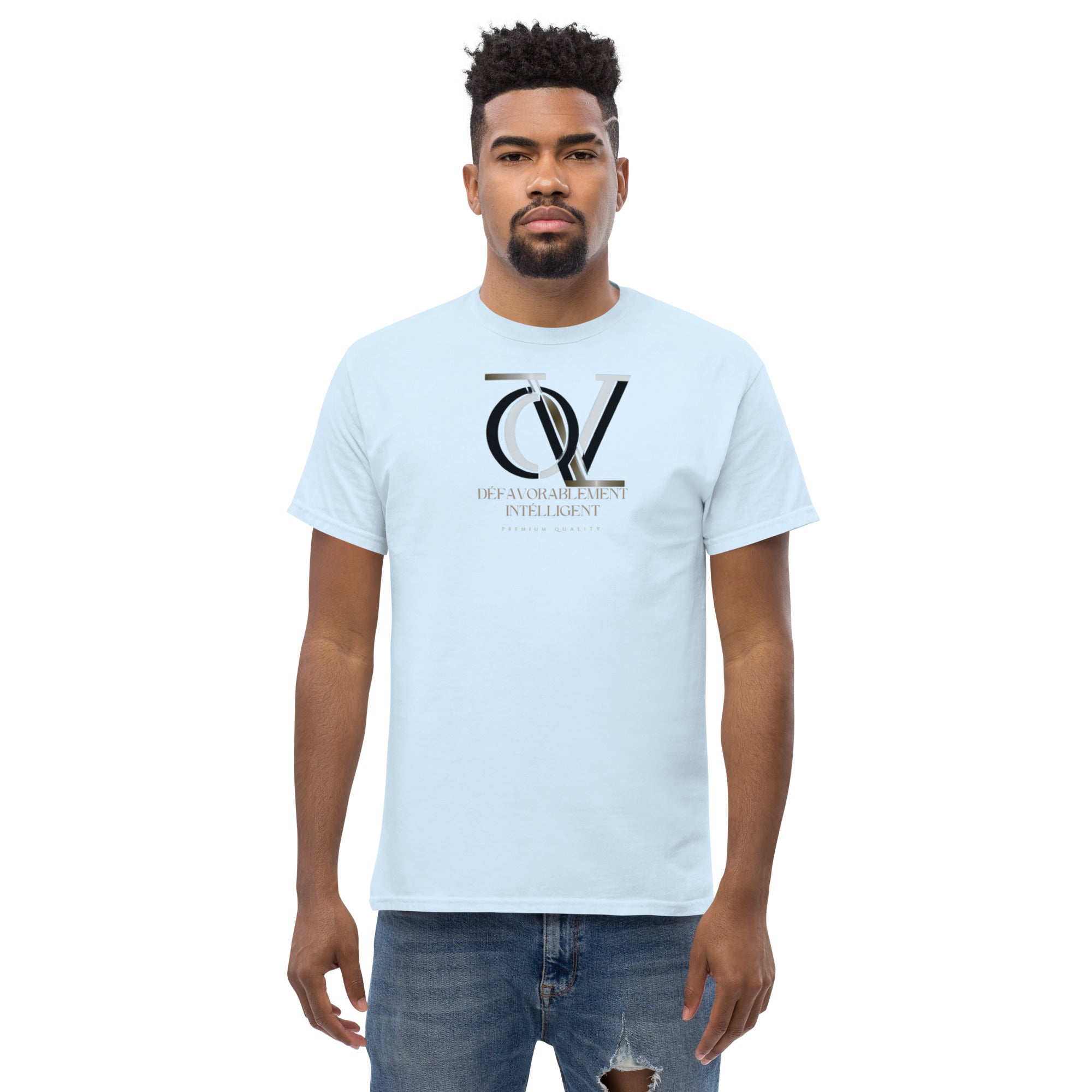 QIVERA VERA - DéfavorablementIntélligent _T-shirt classique homme - QIVERA VERAQIVERA VERA - DéfavorablementIntélligent _T-shirt classique hommeQIVERA VERAéco - responsable