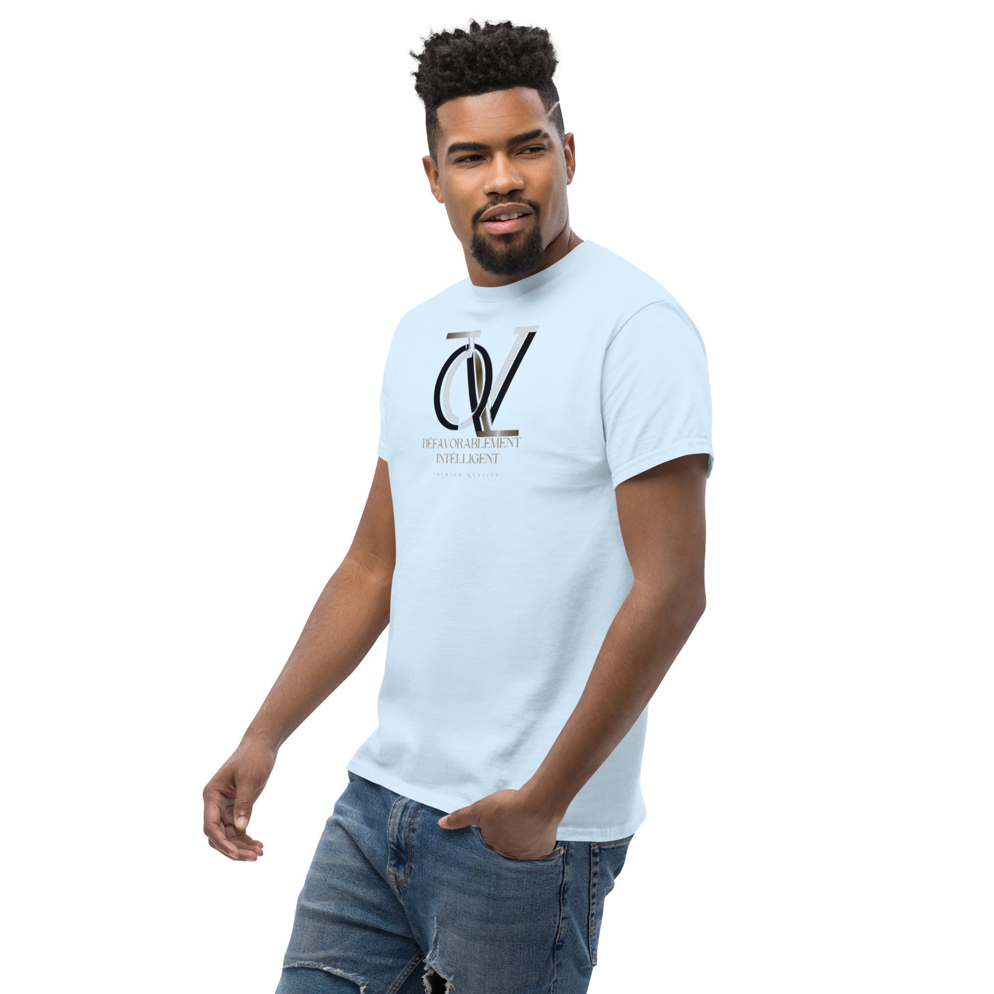 QIVERA VERA - DéfavorablementIntélligent _T-shirt classique homme - QIVERA VERAQIVERA VERA - DéfavorablementIntélligent _T-shirt classique hommeQIVERA VERAéco - responsable