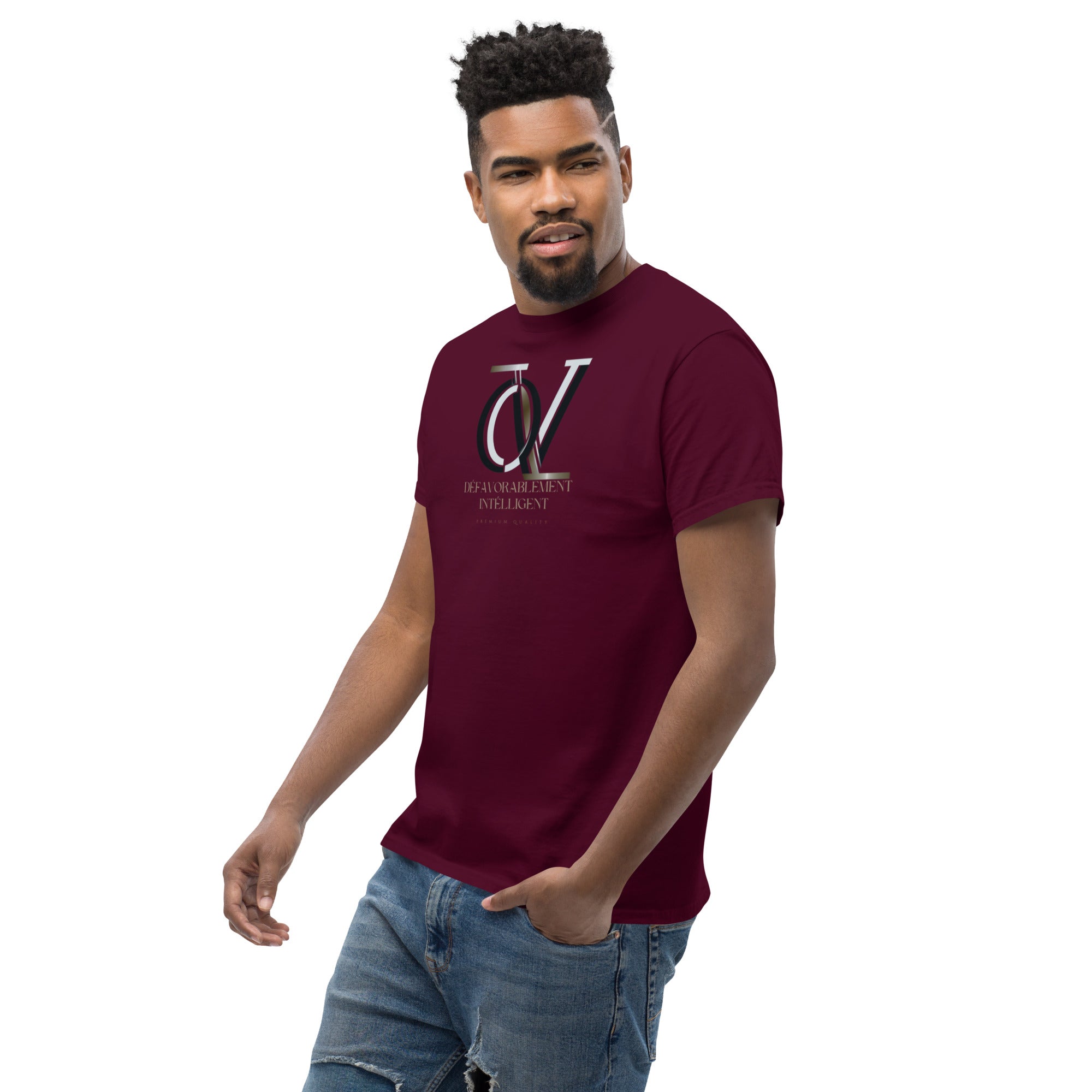 QIVERA VERA - DéfavorablementIntélligent _T-shirt classique homme - QIVERA VERAQIVERA VERA - DéfavorablementIntélligent _T-shirt classique hommeQIVERA VERAéco - responsable