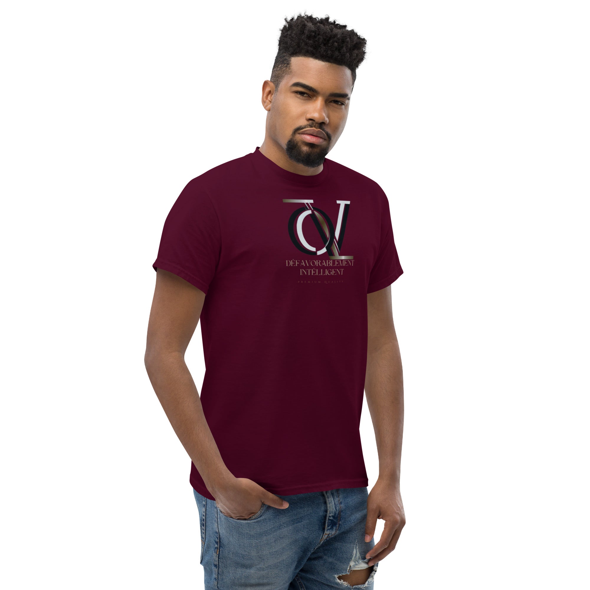 QIVERA VERA - DéfavorablementIntélligent _T-shirt classique homme - QIVERA VERAQIVERA VERA - DéfavorablementIntélligent _T-shirt classique hommeQIVERA VERAéco - responsable