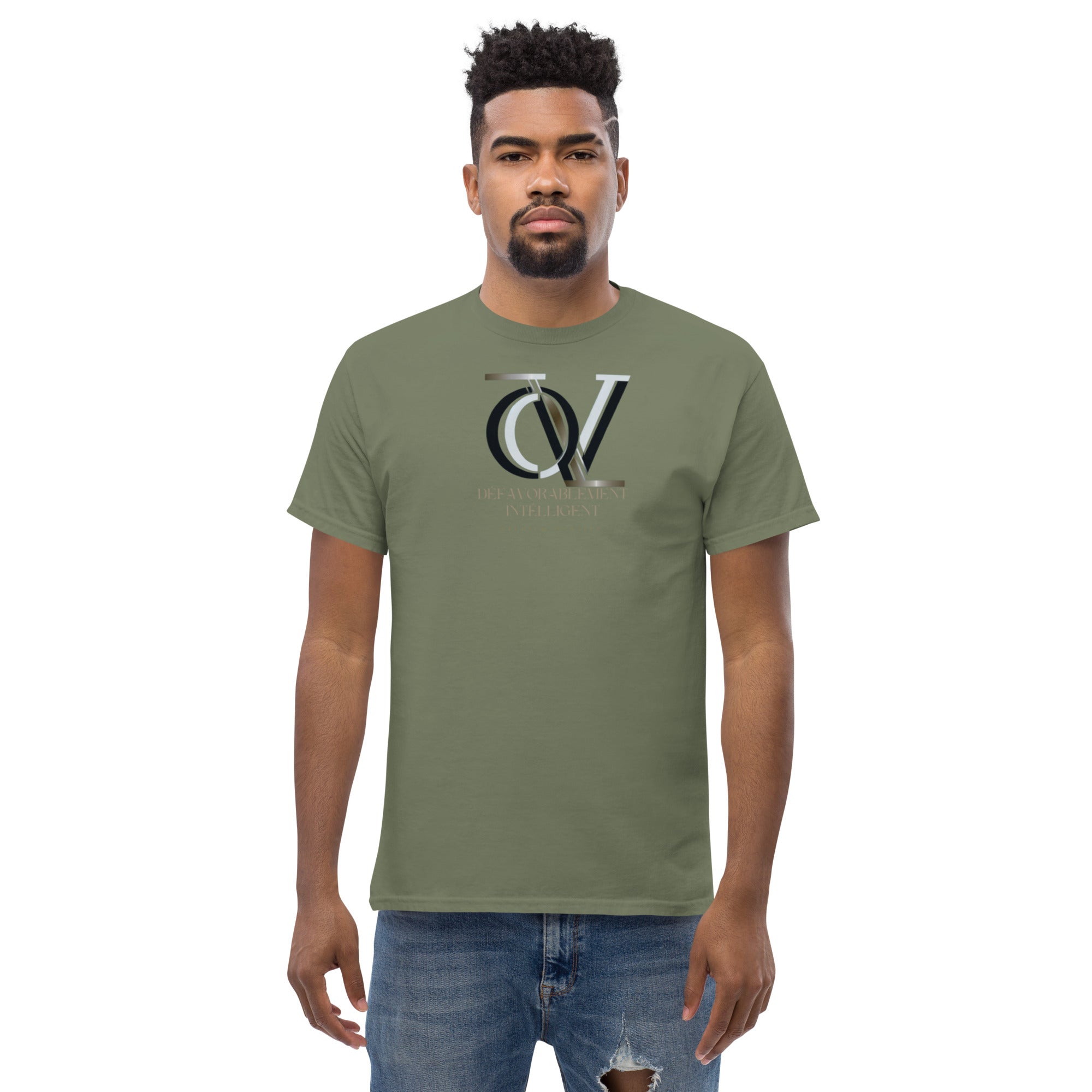 QIVERA VERA - DéfavorablementIntélligent _T-shirt classique homme - QIVERA VERAQIVERA VERA - DéfavorablementIntélligent _T-shirt classique hommeQIVERA VERAéco - responsable