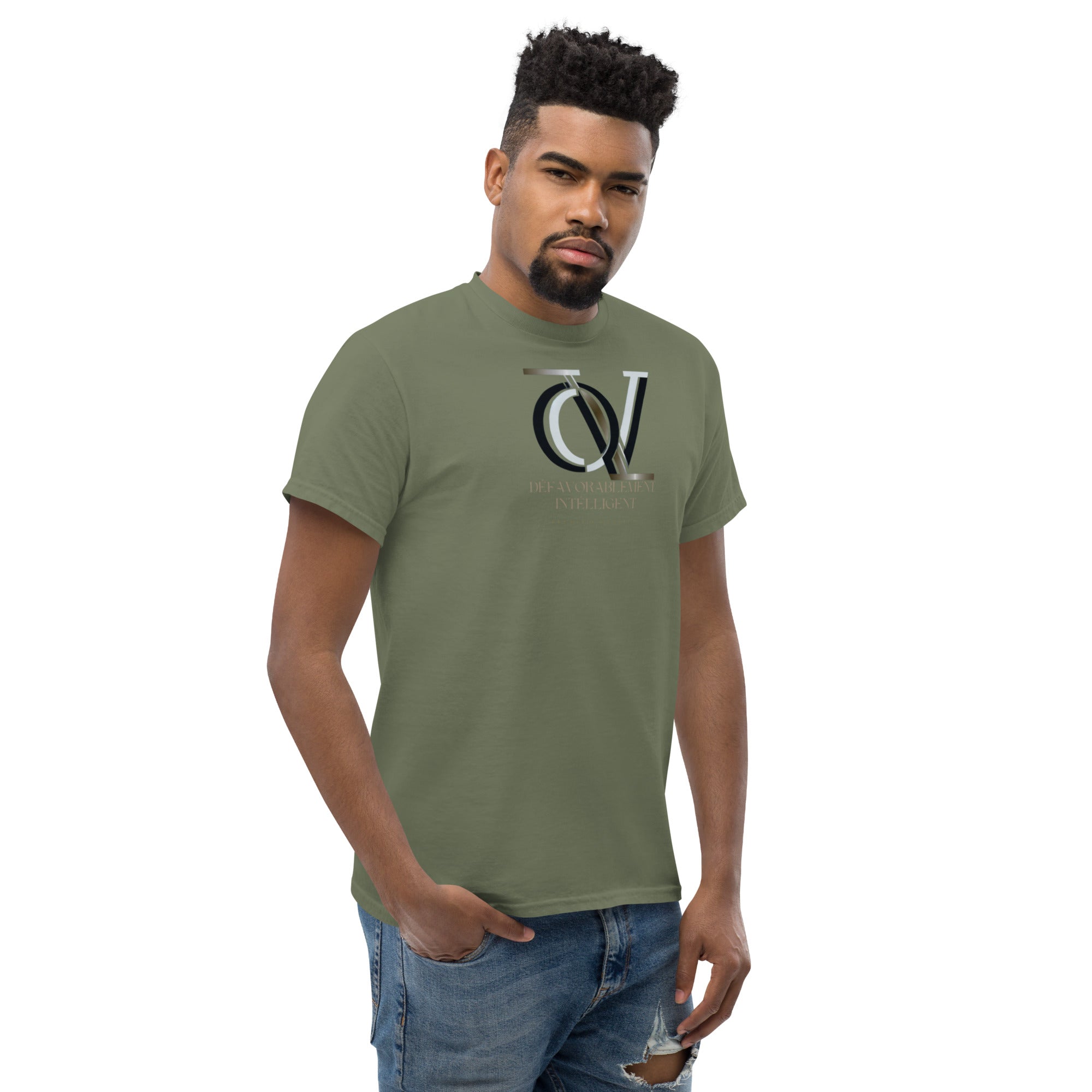 QIVERA VERA - DéfavorablementIntélligent _T-shirt classique homme - QIVERA VERAQIVERA VERA - DéfavorablementIntélligent _T-shirt classique hommeQIVERA VERAéco - responsable