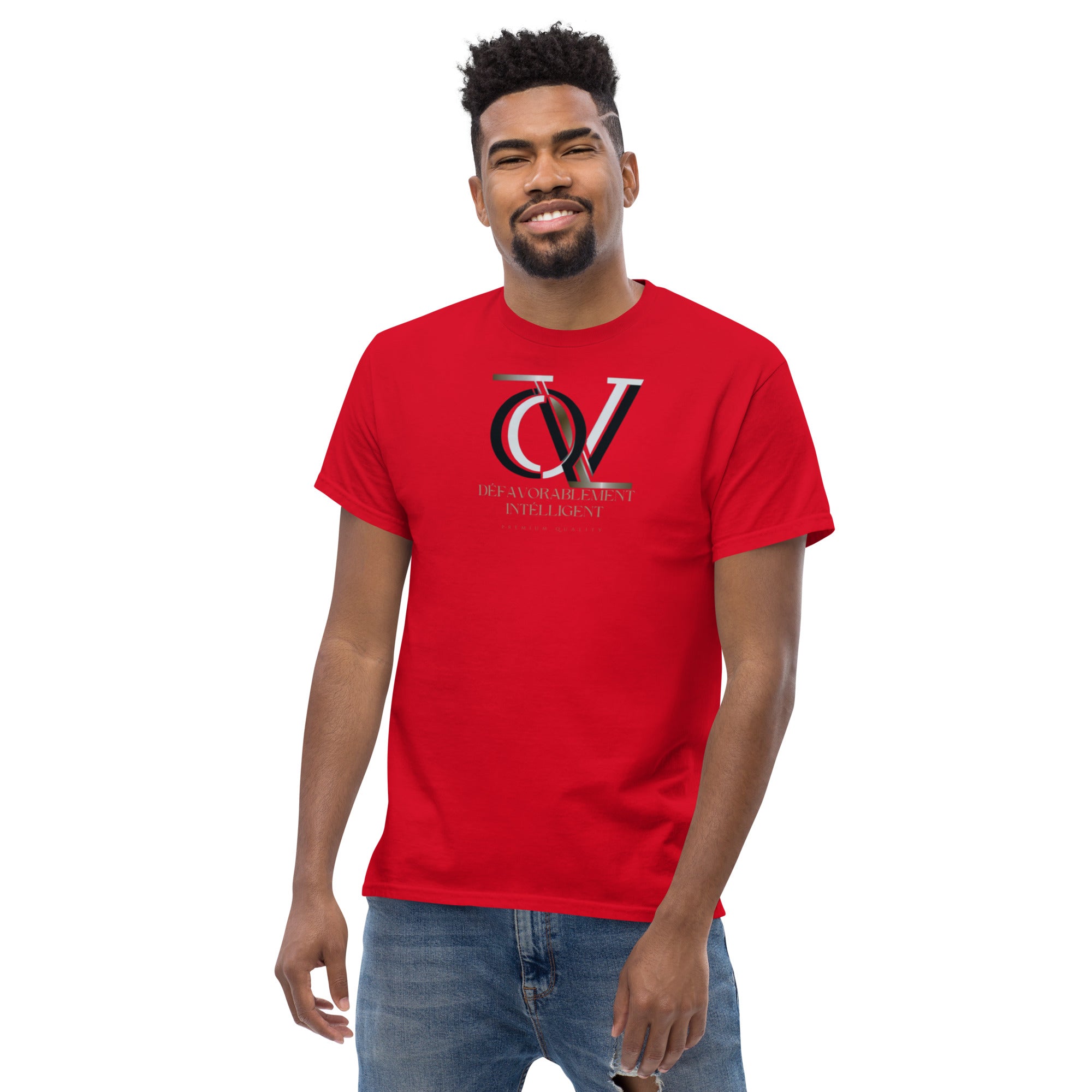 QIVERA VERA - DéfavorablementIntélligent _T-shirt classique homme - QIVERA VERAQIVERA VERA - DéfavorablementIntélligent _T-shirt classique hommeQIVERA VERAéco - responsable