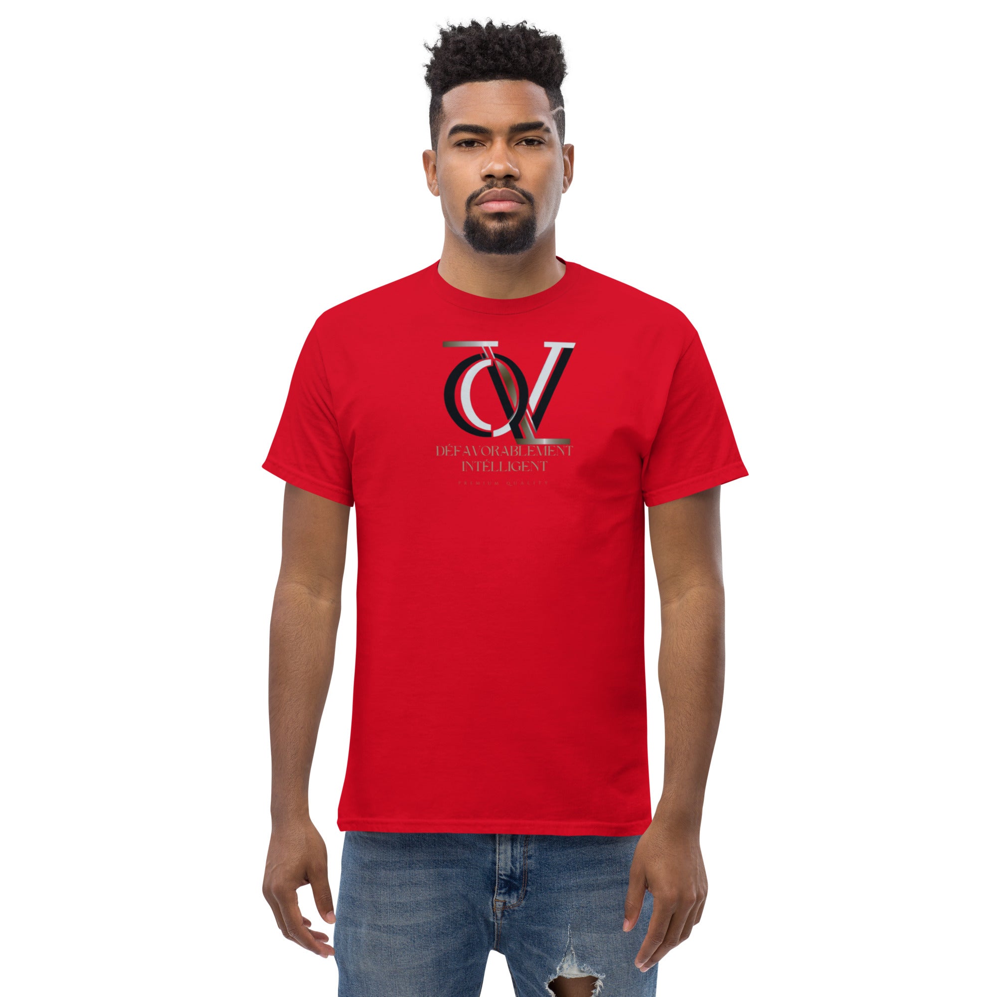 QIVERA VERA - DéfavorablementIntélligent _T-shirt classique homme - QIVERA VERAQIVERA VERA - DéfavorablementIntélligent _T-shirt classique hommeQIVERA VERAéco - responsable