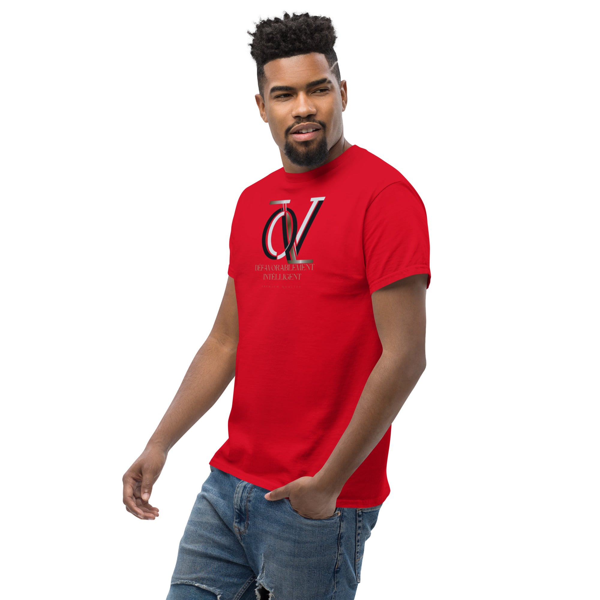 QIVERA VERA - DéfavorablementIntélligent _T-shirt classique homme - QIVERA VERAQIVERA VERA - DéfavorablementIntélligent _T-shirt classique hommeQIVERA VERAéco - responsable