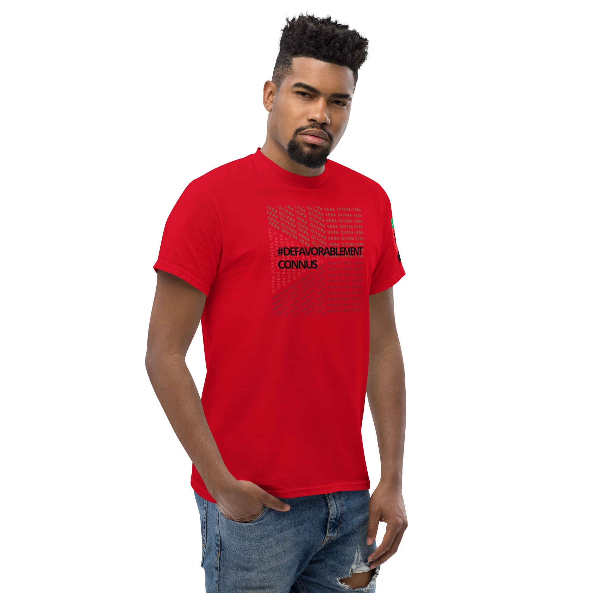 QIVERA VERA - Défavorablement Connus. T-shirt classique homme - QIVERA VERAQIVERA VERA - Défavorablement Connus. T-shirt classique hommeQIVERA VERAéco - responsable