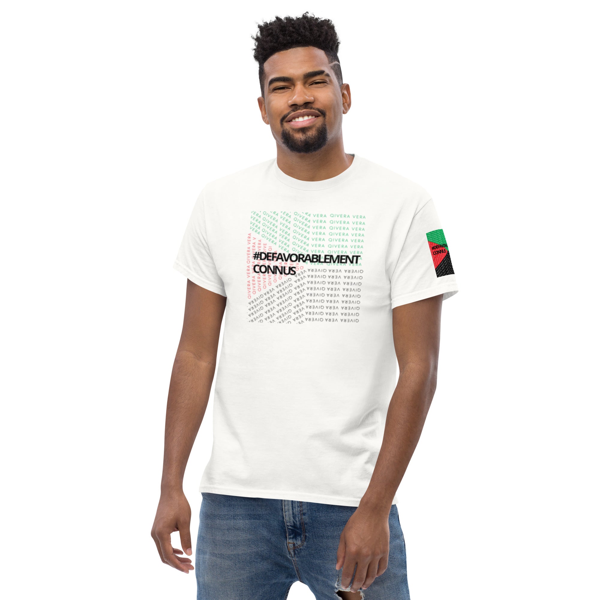 QIVERA VERA - Défavorablement Connus. T-shirt classique homme - QIVERA VERAQIVERA VERA - Défavorablement Connus. T-shirt classique hommeQIVERA VERAéco - responsable