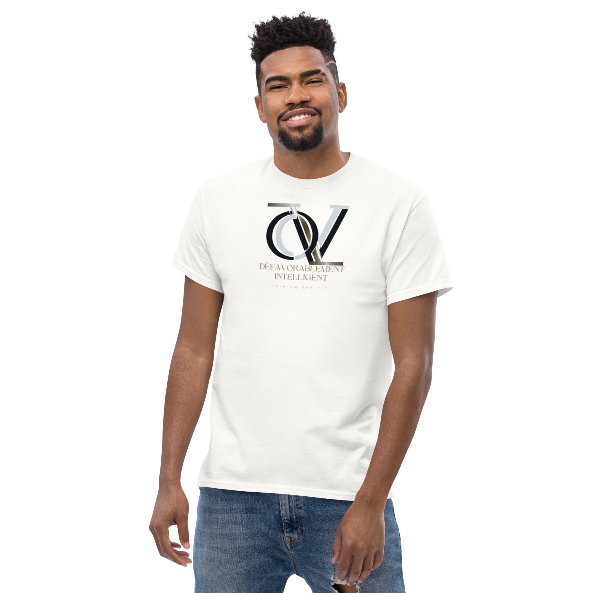 QIVERA VERA - DéfavorablementIntélligent _T-shirt classique homme - QIVERA VERAQIVERA VERA - DéfavorablementIntélligent _T-shirt classique hommeQIVERA VERAéco - responsable