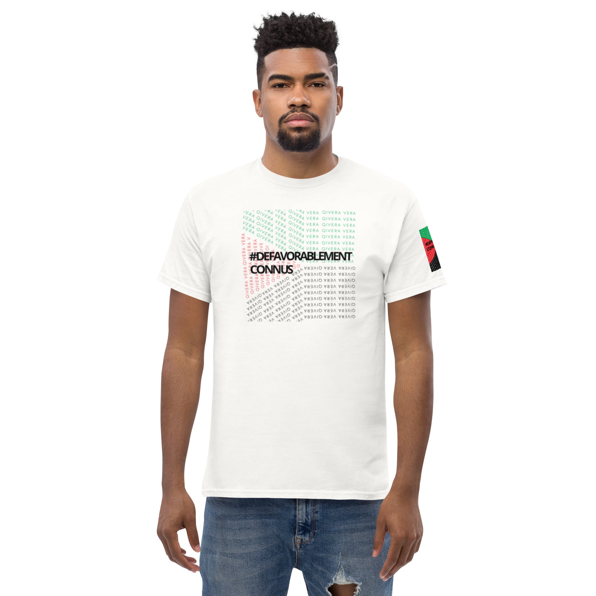 QIVERA VERA - Défavorablement Connus. T-shirt classique homme - QIVERA VERAQIVERA VERA - Défavorablement Connus. T-shirt classique hommeQIVERA VERAéco - responsable