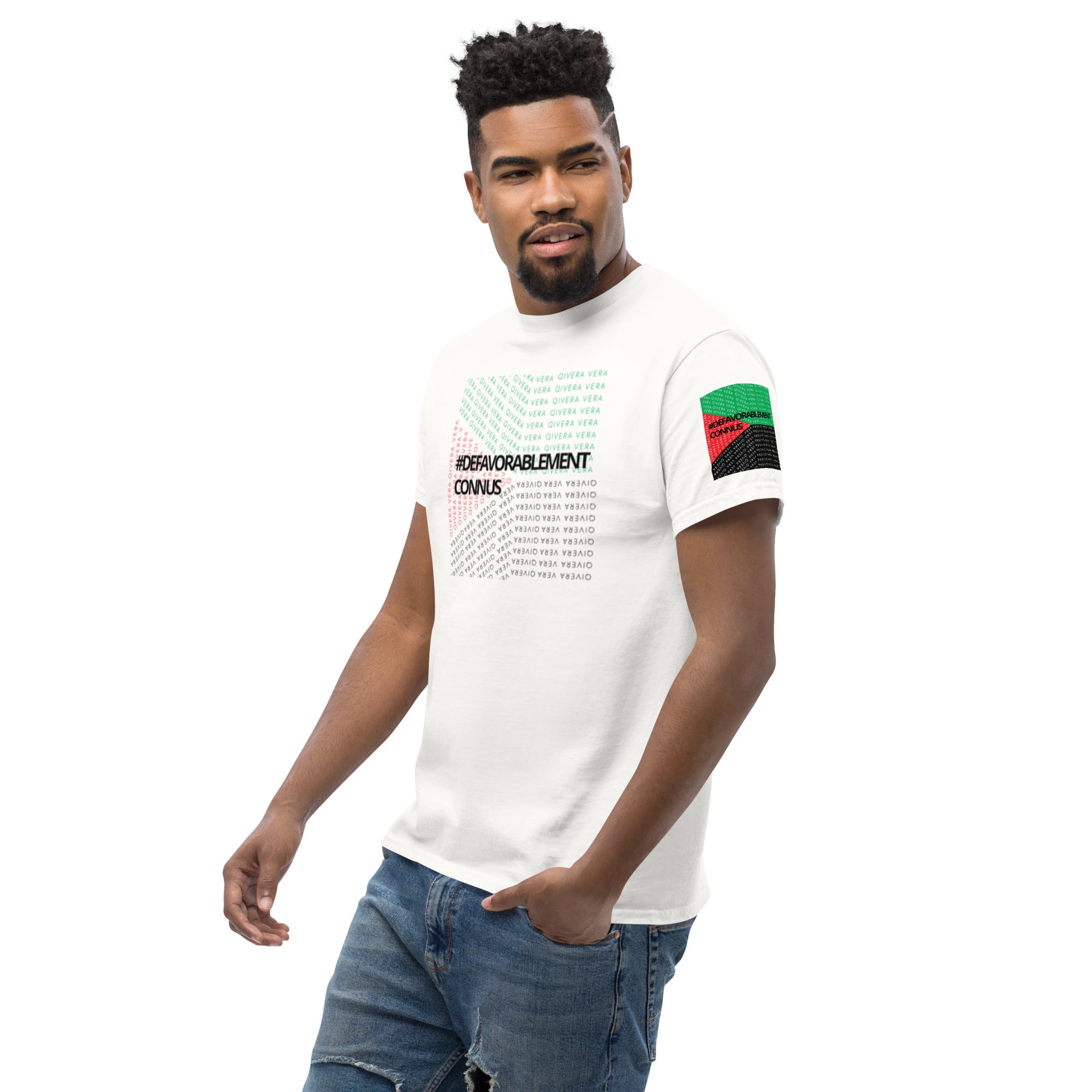 QIVERA VERA - Défavorablement Connus. T-shirt classique homme - QIVERA VERAQIVERA VERA - Défavorablement Connus. T-shirt classique hommeQIVERA VERAéco - responsable