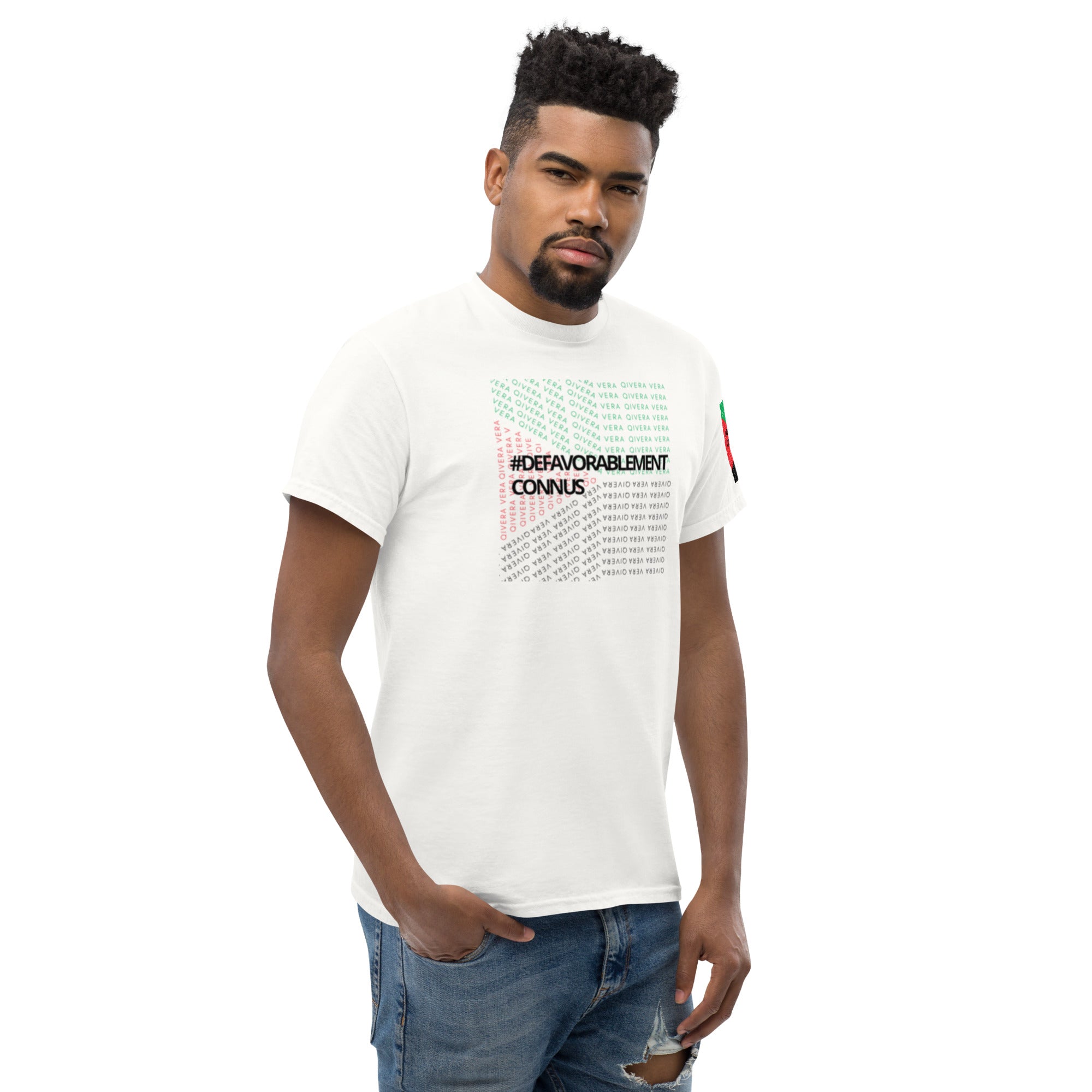 QIVERA VERA - Défavorablement Connus. T-shirt classique homme - QIVERA VERAQIVERA VERA - Défavorablement Connus. T-shirt classique hommeQIVERA VERAéco - responsable