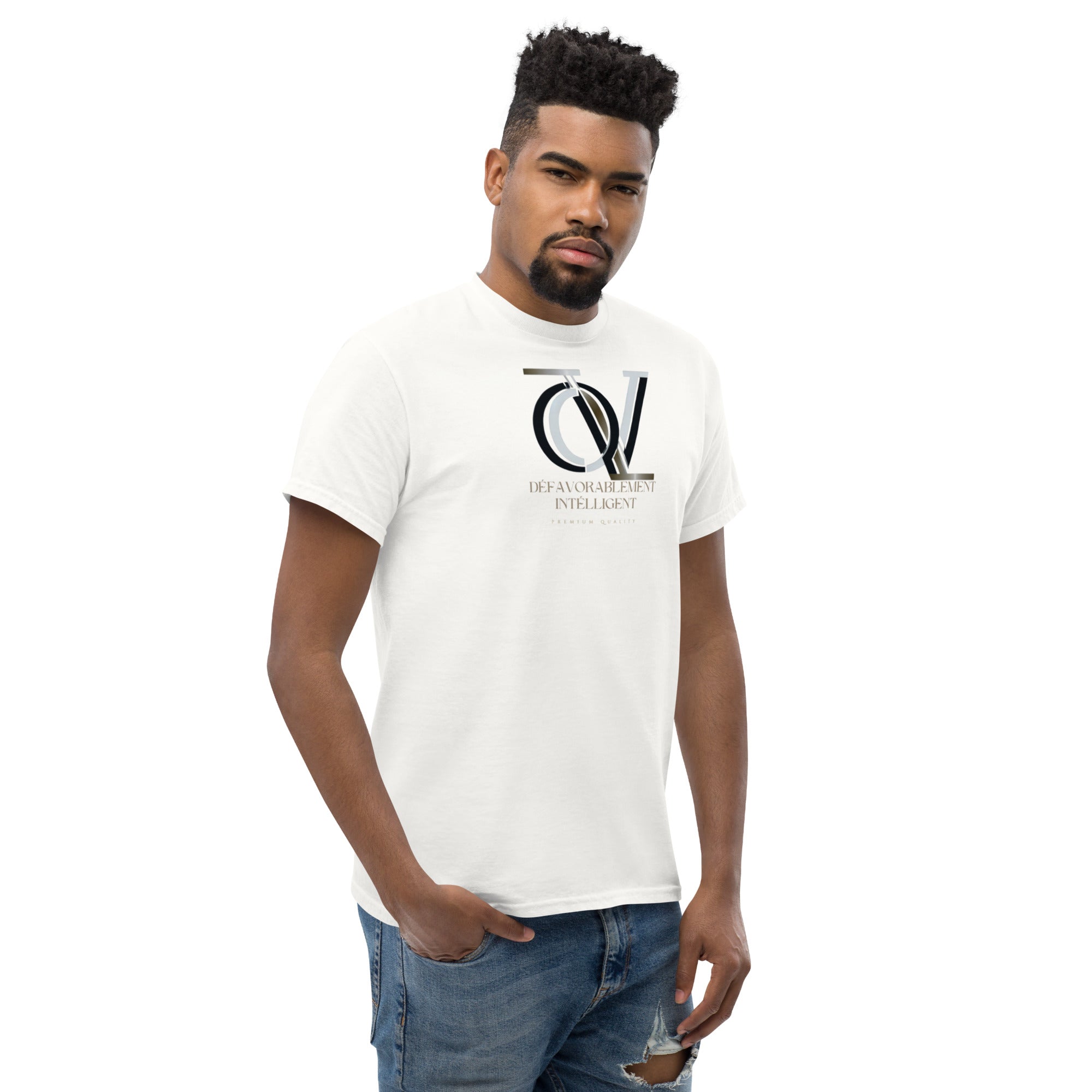 QIVERA VERA - DéfavorablementIntélligent _T-shirt classique homme - QIVERA VERAQIVERA VERA - DéfavorablementIntélligent _T-shirt classique hommeQIVERA VERAéco - responsable