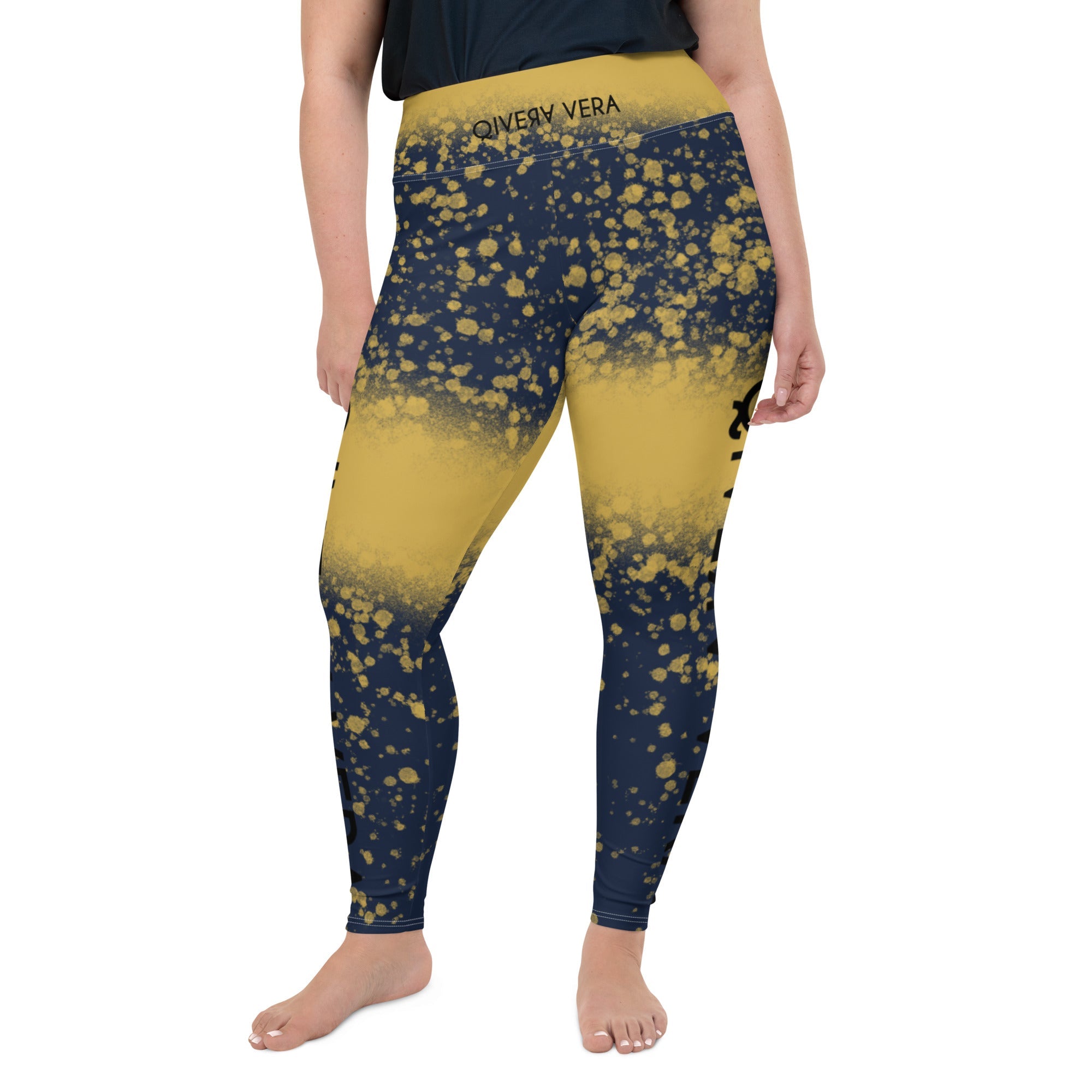 QIVERA VERA - Leggings grande taille à imprimé universel - QIVERA VERAQIVERA VERA - Leggings grande taille à imprimé universelQIVERA VERAéco - responsable