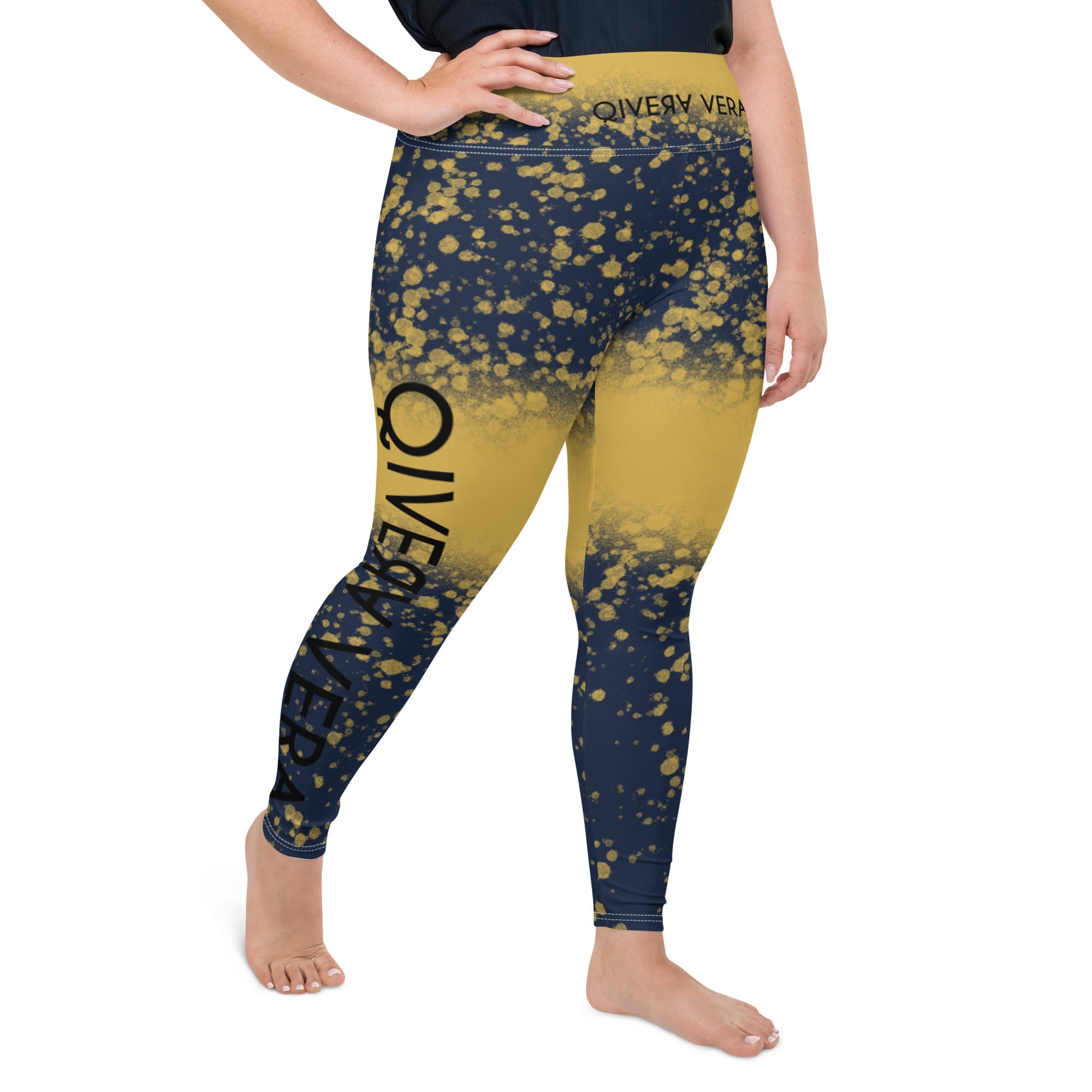 QIVERA VERA - Leggings grande taille à imprimé universel - QIVERA VERAQIVERA VERA - Leggings grande taille à imprimé universelQIVERA VERAéco - responsable