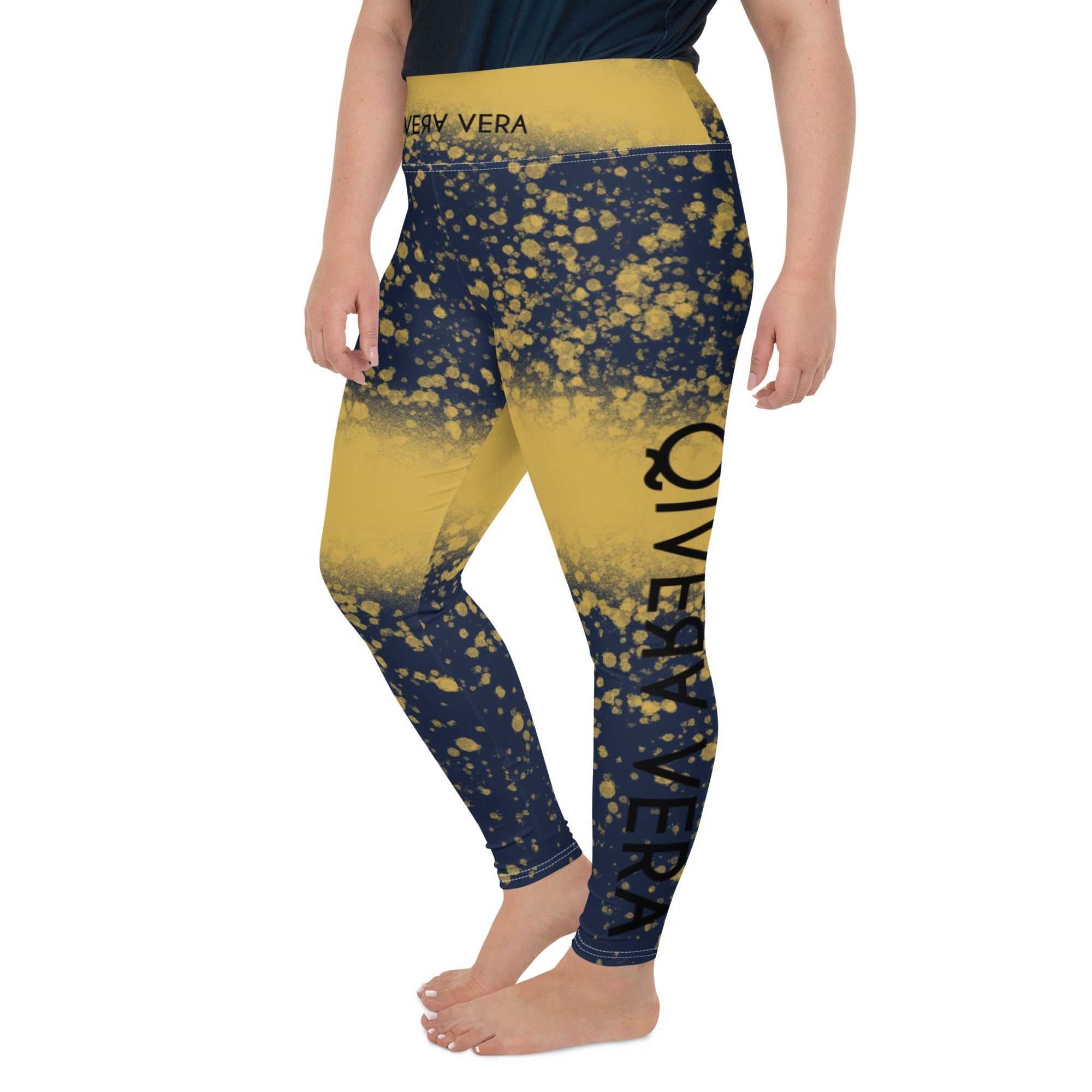QIVERA VERA - Leggings grande taille à imprimé universel - QIVERA VERAQIVERA VERA - Leggings grande taille à imprimé universelQIVERA VERAéco - responsable