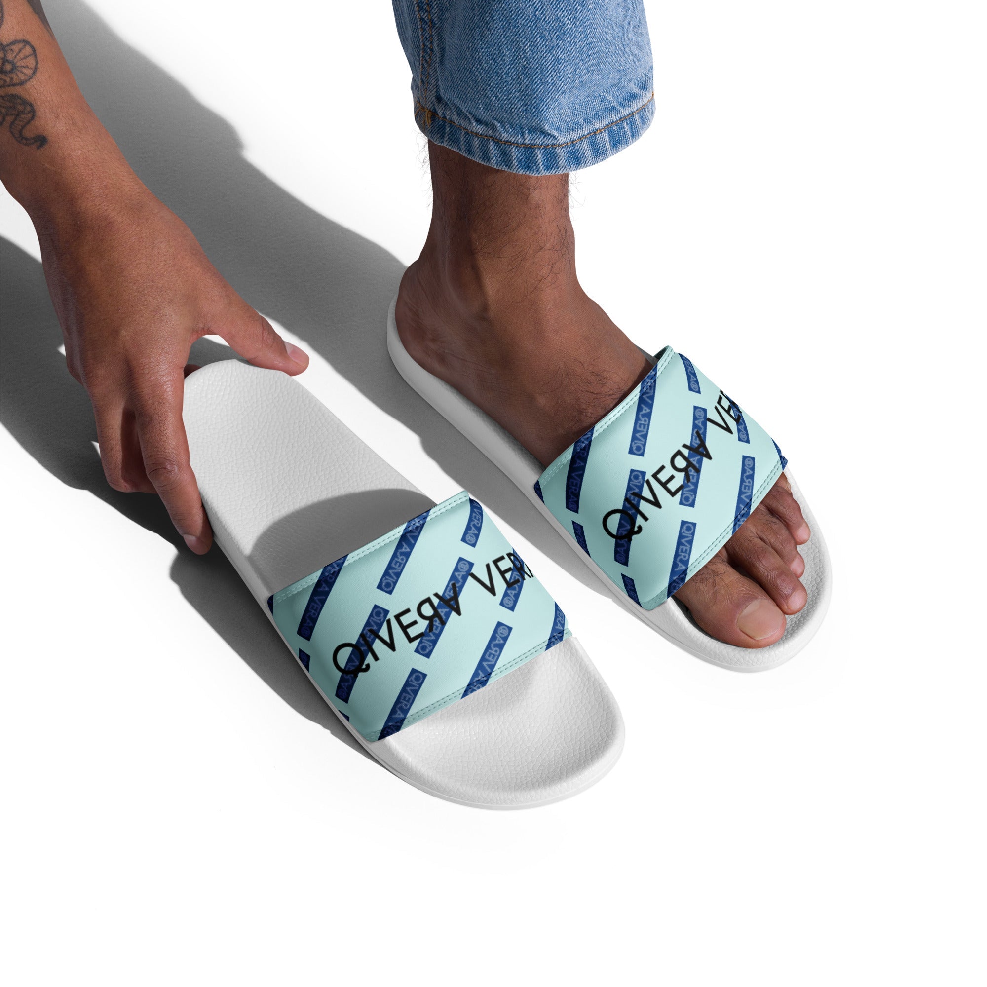 QIVERA VERA - Claquettes pour homme Aquamarin - QIVERA VERAQIVERA VERA - Claquettes pour homme AquamarinQIVERA VERAéco - responsable