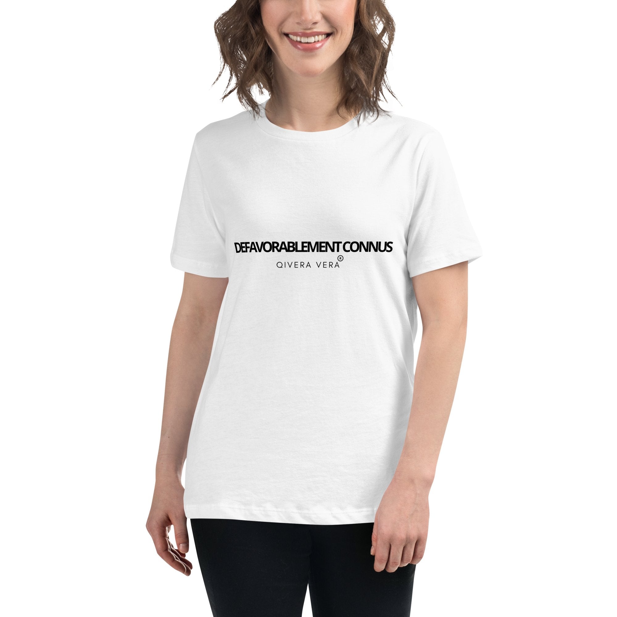 QIVERA VERA - Défaluxury_ T-shirt Décontracté pour Femme - QIVERA VERAQIVERA VERA - Défaluxury_ T-shirt Décontracté pour FemmeQIVERA VERAéco - responsable