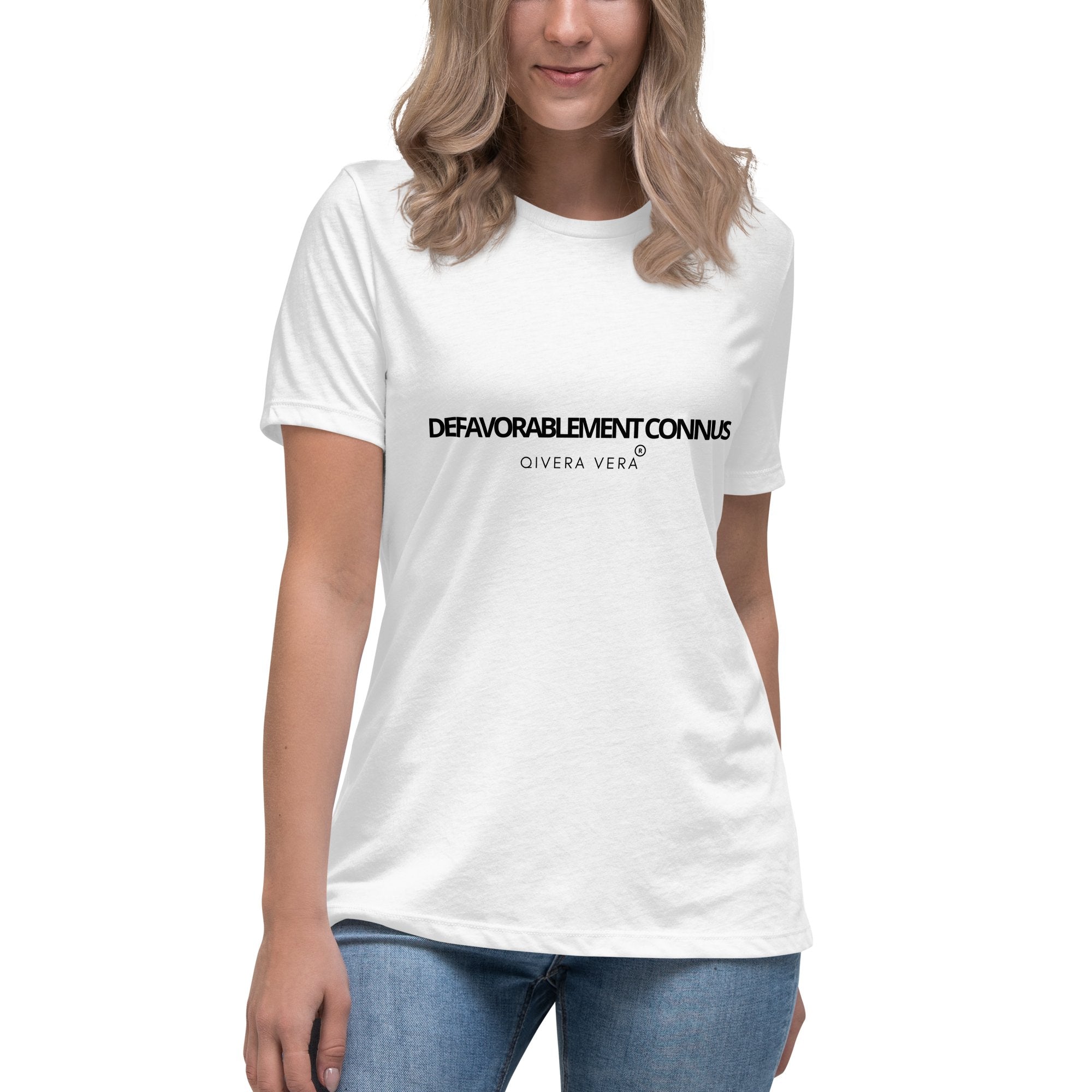 QIVERA VERA - Défaluxury_ T-shirt Décontracté pour Femme - QIVERA VERAQIVERA VERA - Défaluxury_ T-shirt Décontracté pour FemmeQIVERA VERAéco - responsable