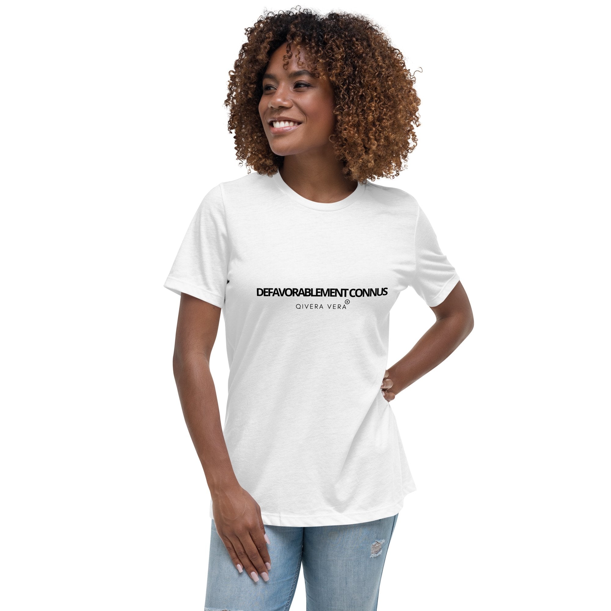 QIVERA VERA - Défaluxury_ T-shirt Décontracté pour Femme - QIVERA VERAQIVERA VERA - Défaluxury_ T-shirt Décontracté pour FemmeQIVERA VERAéco - responsable