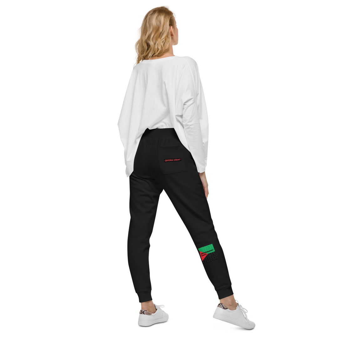 QIVERA VERA - Défavorablement Connus. Pantalon de survêtement en molleton unisexe - QIVERA VERAQIVERA VERA - Défavo