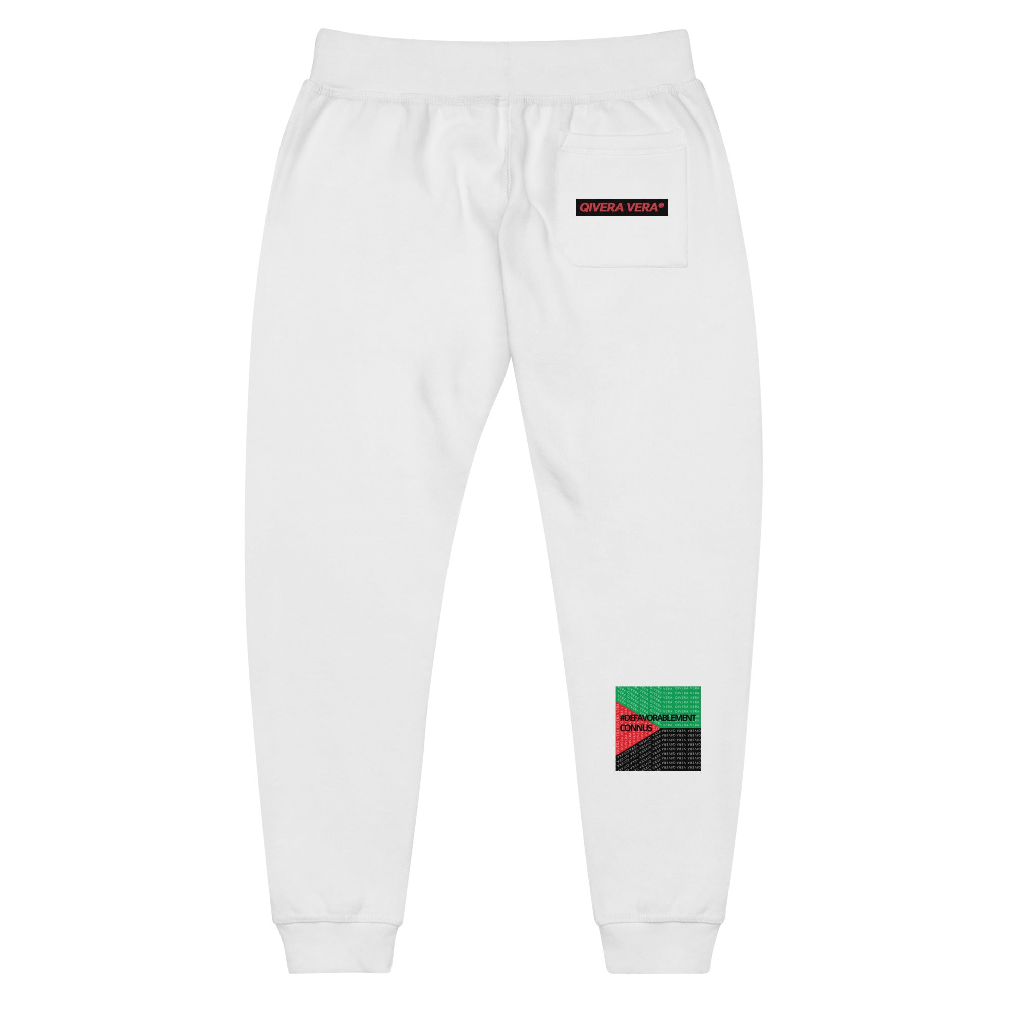 QIVERA VERA - Défavorablement Connus. Pantalon de survêtement en molleton unisexe - QIVERA VERAQIVERA VERA - Défavorablement Connus. Pantalon de survêtement en molleton unisexeQIVERA VERAéco - responsable