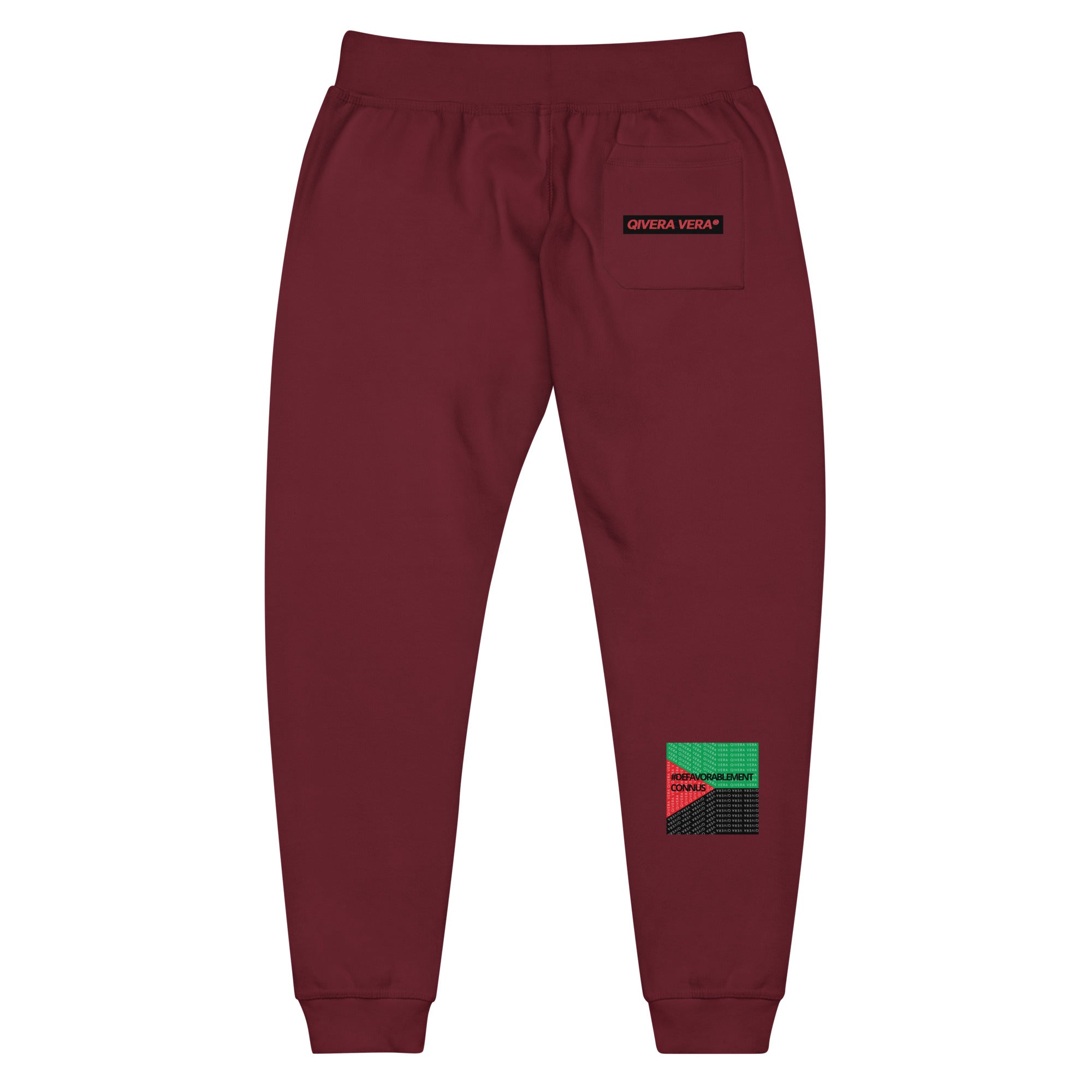 QIVERA VERA - Défavorablement Connus. Pantalon de survêtement en molleton unisexe - QIVERA VERAQIVERA VERA - Défavorablement Connus. Pantalon de survêtement en molleton unisexeQIVERA VERAéco - responsable