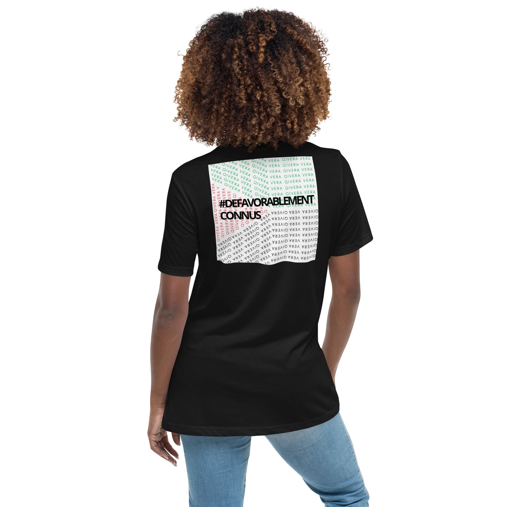 QIVERA VERA - Défavorablement Connus. T-shirt Décontracté pour Femme - QIVERA VERAQIVERA VERA - Défavorablement Connus. T-shirt Décontracté pour FemmeQIVERA VERAéco - responsable