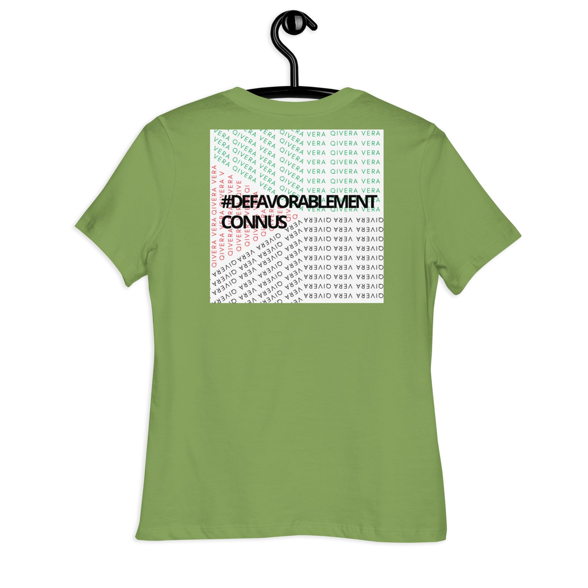 QIVERA VERA - Défavorablement Connus. T-shirt Décontracté pour Femme - QIVERA VERAQIVERA VERA - Défavorablement Connus. T-shirt Décontracté pour FemmeQIVERA VERAéco - responsable