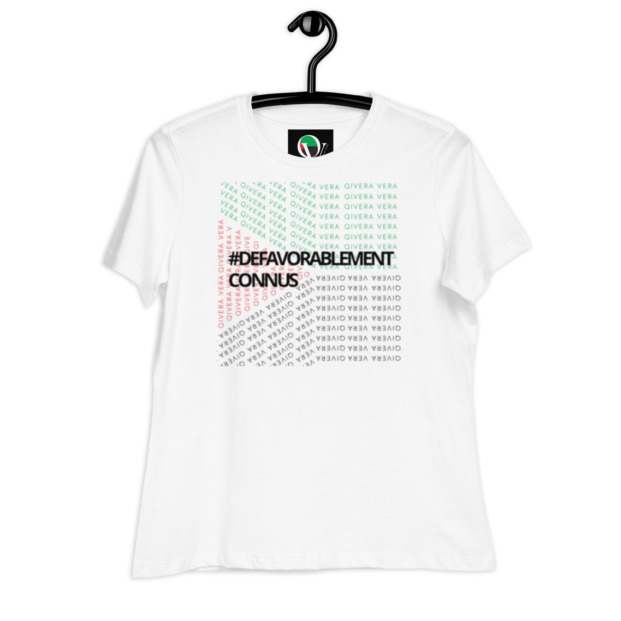 QIVERA VERA - Défavorablement Connus. T-shirt Décontracté pour Femme - QIVERA VERAQIVERA VERA - Défavorablement Connus. T-shirt Décontracté pour FemmeQIVERA VERAéco - responsable