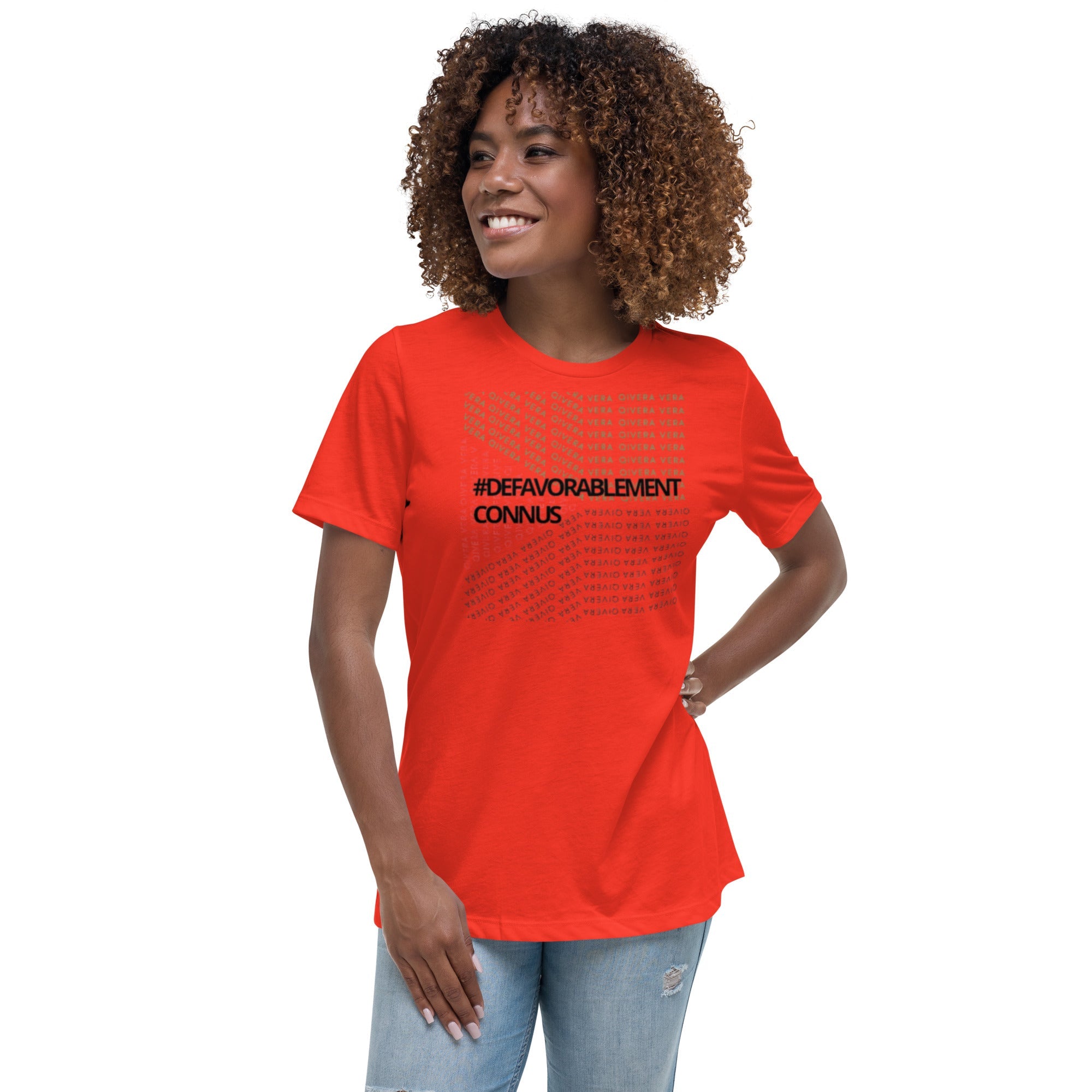 QIVERA VERA - Défavorablement Connus. T-shirt Décontracté pour Femme - QIVERA VERAQIVERA VERA - Défavorablement Connus. T-shirt Décontracté pour FemmeQIVERA VERAéco - responsable