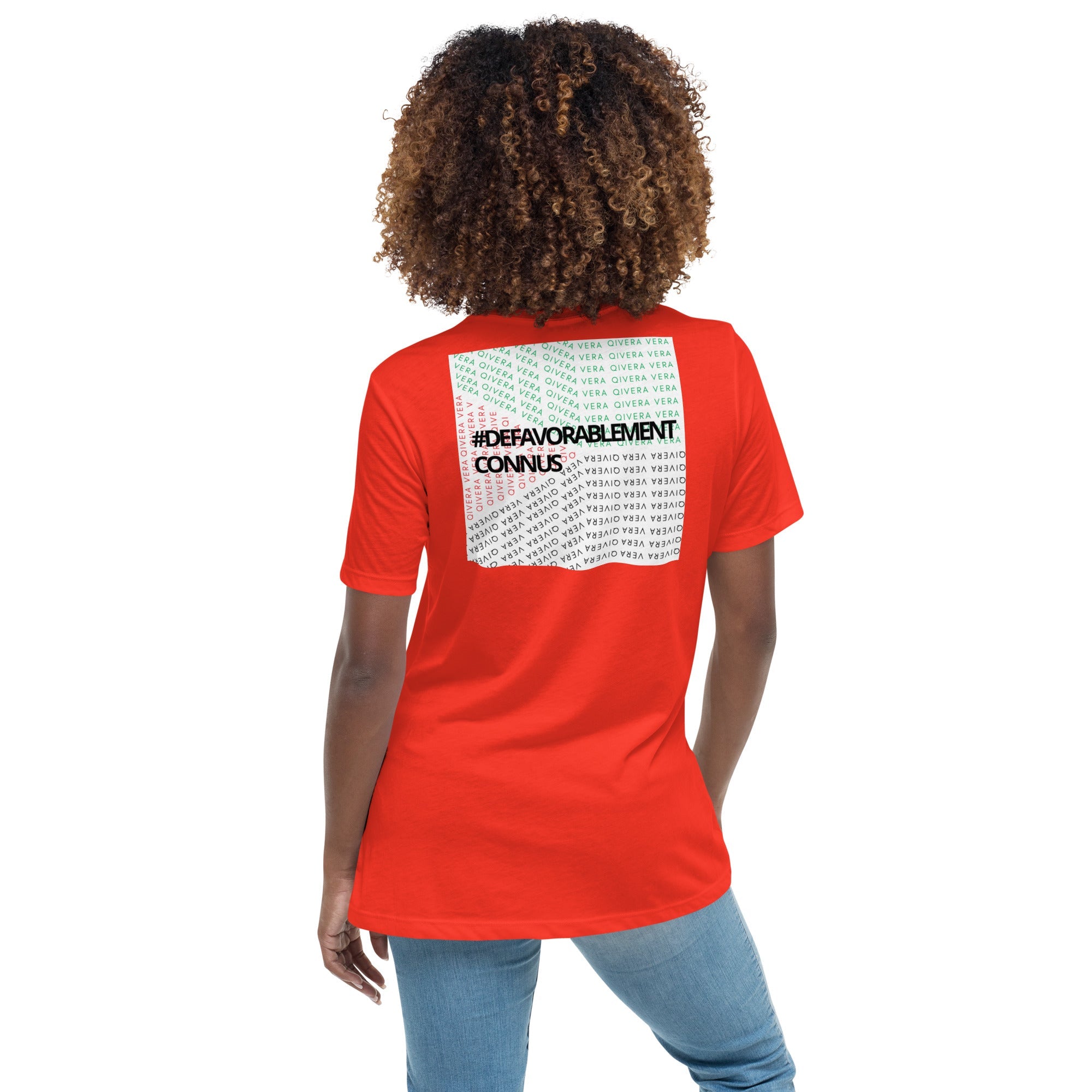 QIVERA VERA - Défavorablement Connus. T-shirt Décontracté pour Femme - QIVERA VERAQIVERA VERA - Défavorablement Connus. T-shirt Décontracté pour FemmeQIVERA VERAéco - responsable