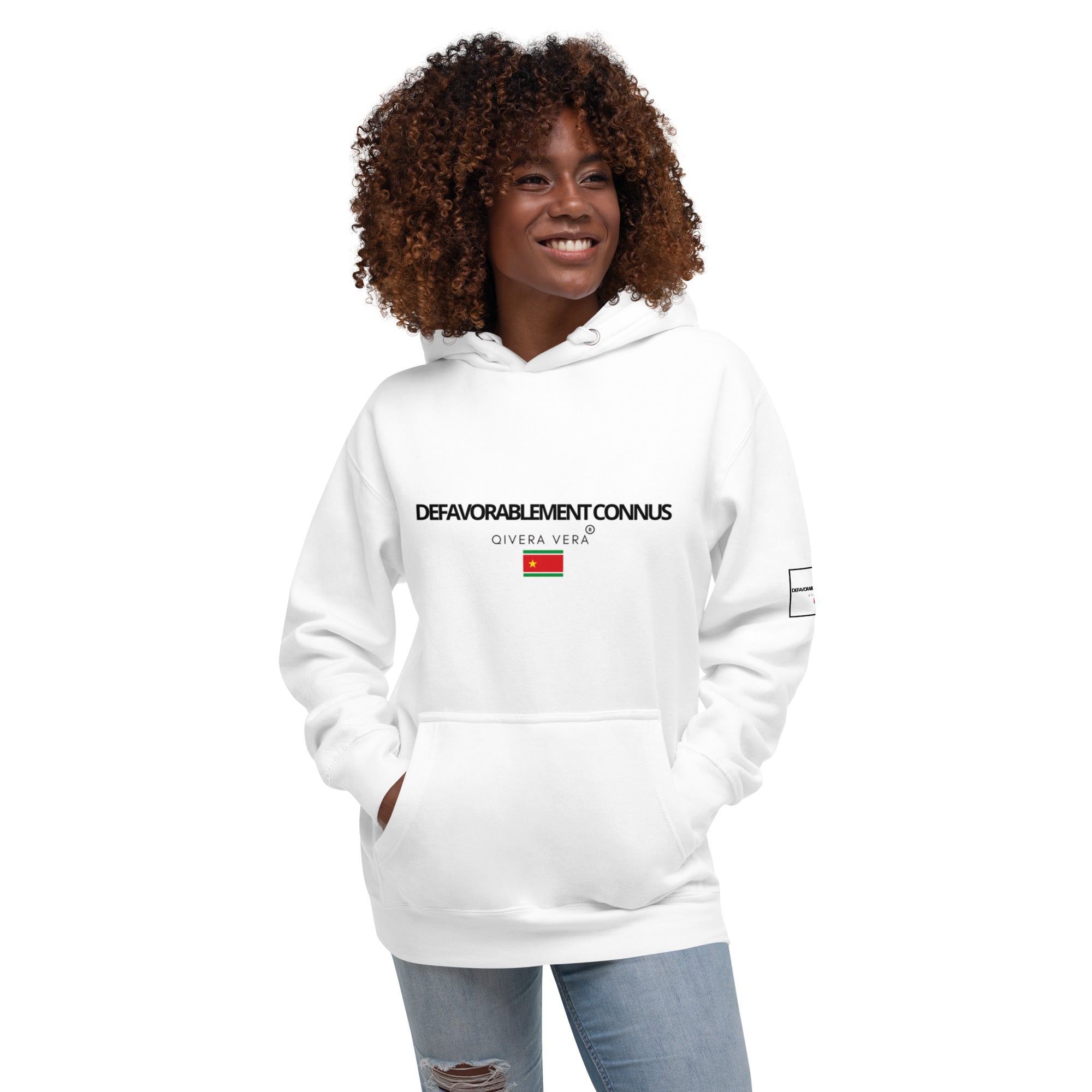 QIVERA VERA - DéfavorablementConnus_ Gwada Sweat à Capuche Unisexe - QIVERA VERAQIVERA VERA - DéfavorablementConnus_ Gwada Sweat à Capuche UnisexeQIVERA VERAéco - responsable