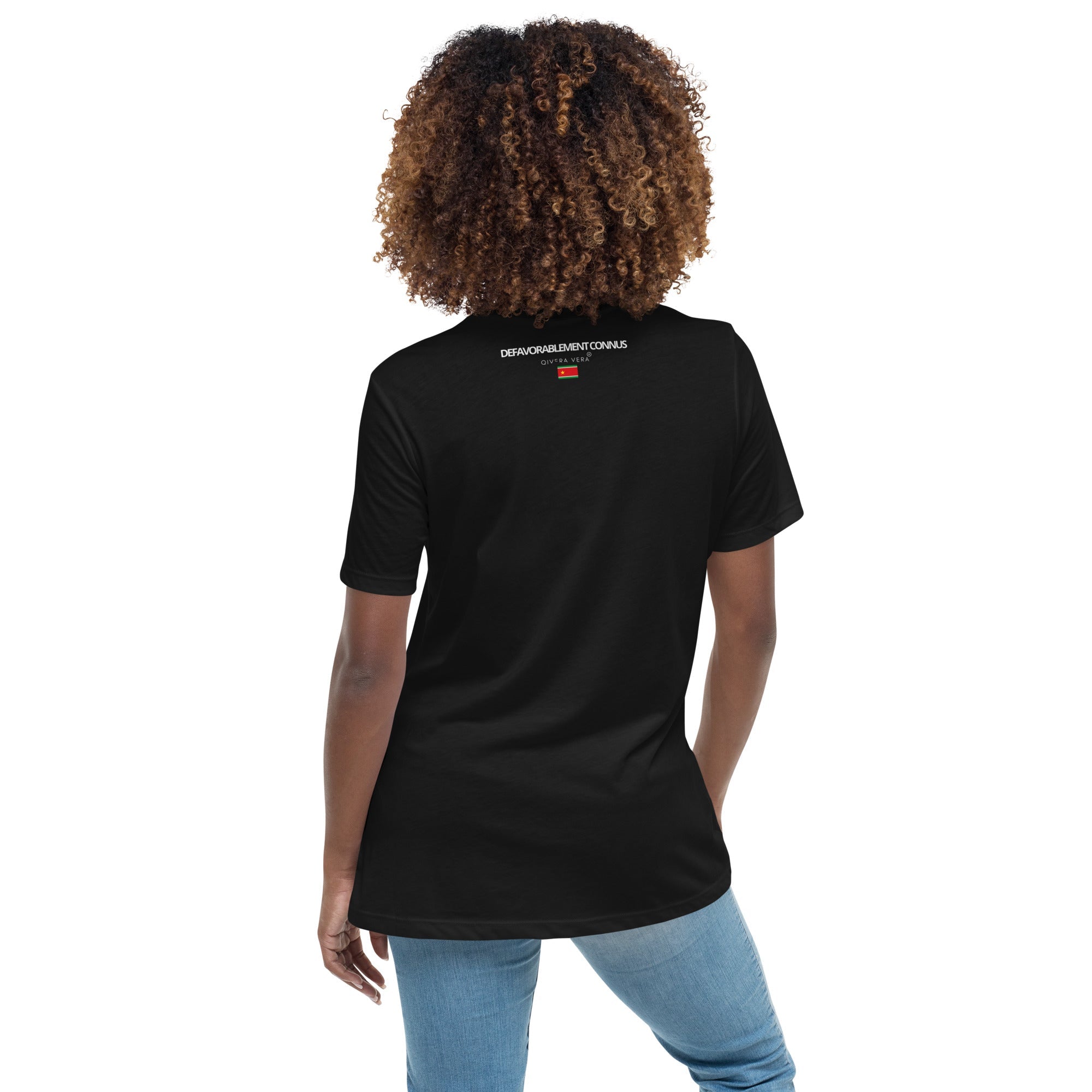 QIVERA VERA - DéfavorablementConnus _Gwada T-shirt Décontracté pour Femme - QIVERA VERAQIVERA VERA - DéfavorablementConnus _Gwada T-shirt Décontracté pour FemmeQIVERA VERAéco - responsable