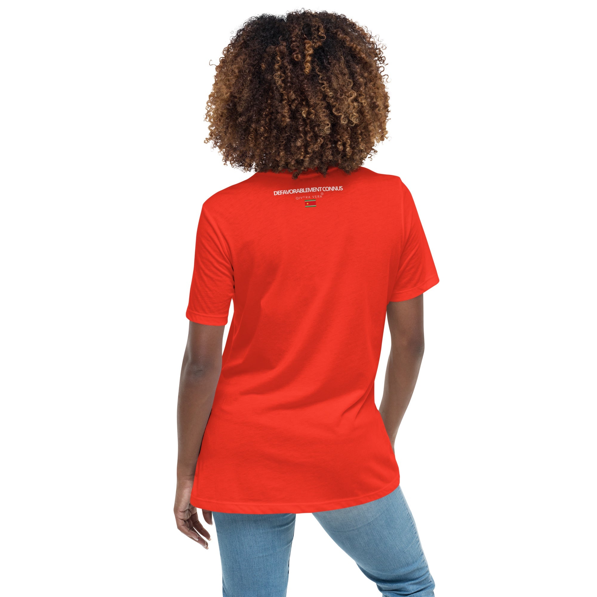QIVERA VERA - DéfavorablementConnus _Gwada T-shirt Décontracté pour Femme - QIVERA VERAQIVERA VERA - DéfavorablementConnus _Gwada T-shirt Décontracté pour FemmeQIVERA VERAéco - responsable